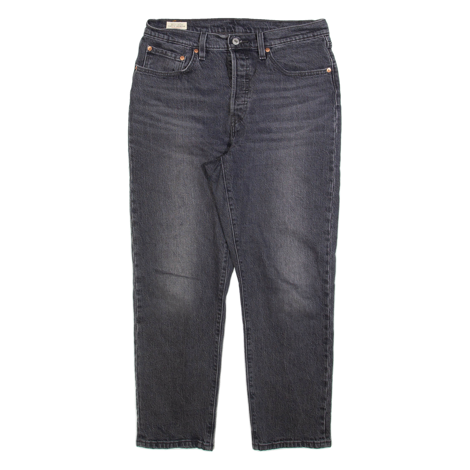 LEVI'S 501 BIG E Jeans Womens Grey Regular Straight W31 L28 Refurbished - N/A refurbished available on Cerqular