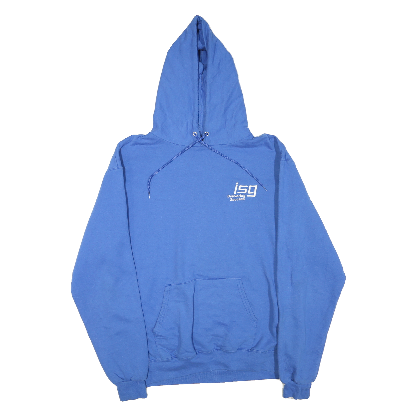 CHAMPION Mens Blue Hoodie L Cotton Blend Pullover Sweater Casual Refurbished - N/A refurbished available on Cerqular