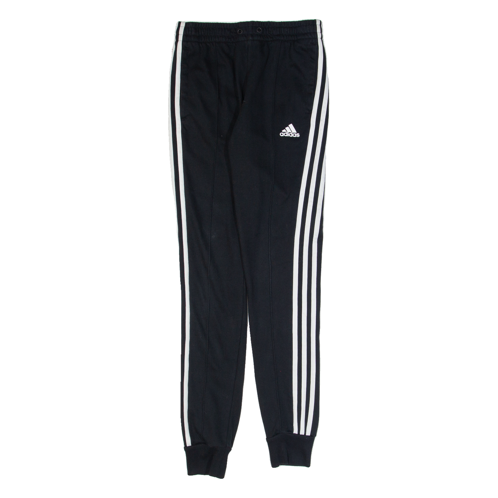 ADIDAS Womens Joggers Black Tapered XS W24 L28 Refurbished - N/A refurbished available on Cerqular
