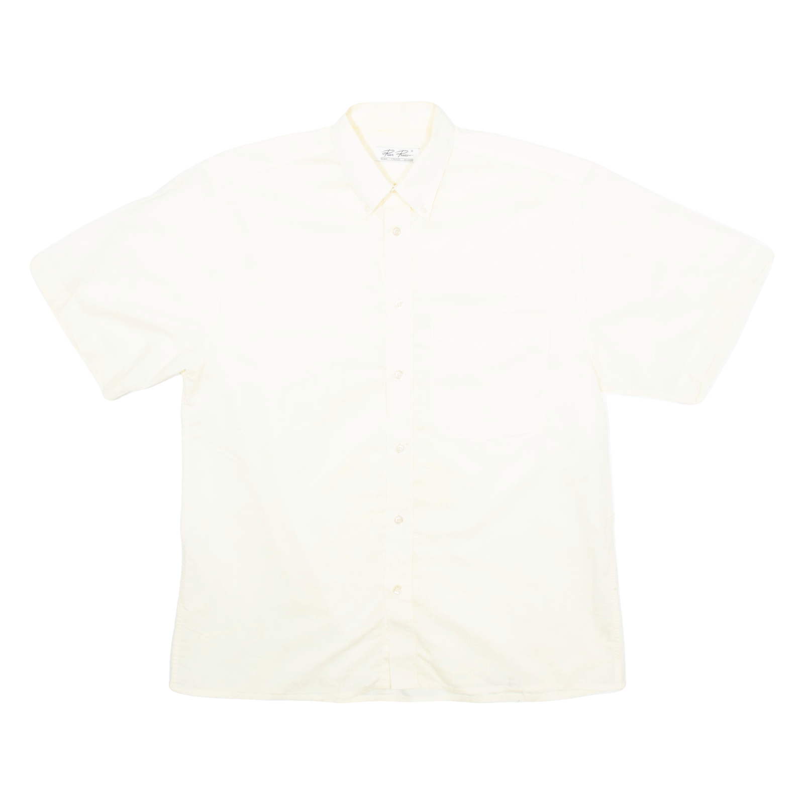 RIAN RUCCI Mens Shirt Cream Crazy Pattern M Refurbished - N/A refurbished available on Cerqular