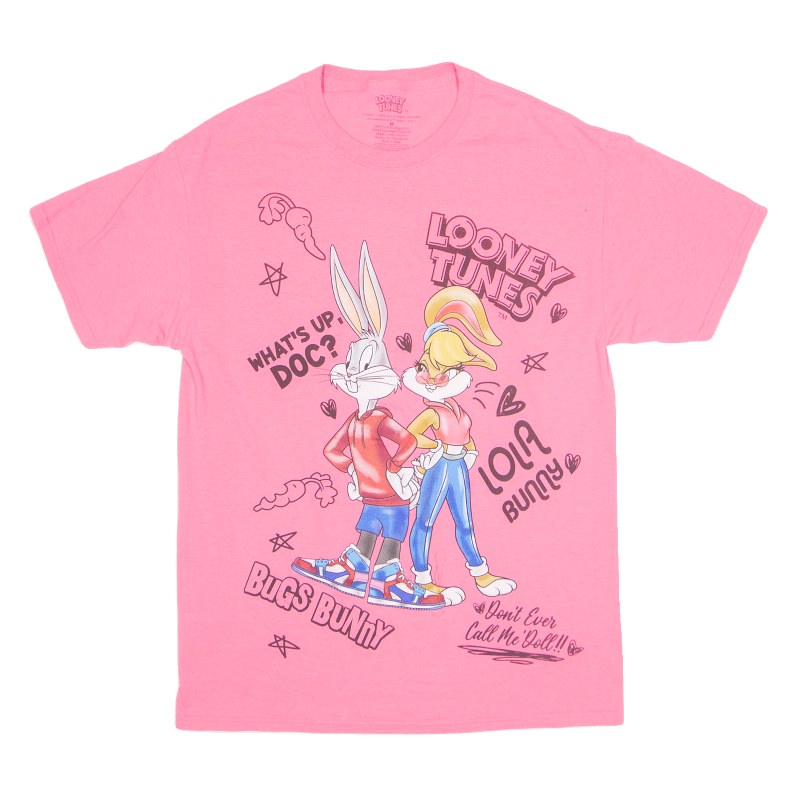 Buy LOONEY TUNES Neon Bugs Bunny Womens T-Shirt Pink USA M Refurbished - $15.59 LOONEY TUNES Neon Bugs Bunny Womens T-Shirt Pink USA M Refurbished - N/A refurbished available on Cerqular