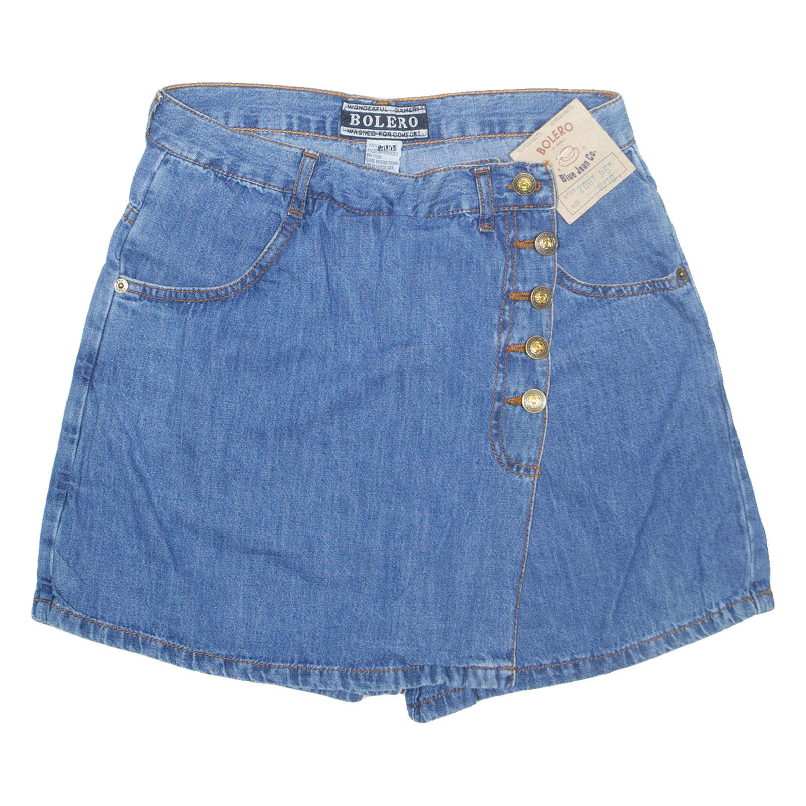 BOLERO Womens Denim Shorts Blue S W27 Refurbished - N/A refurbished available on Cerqular