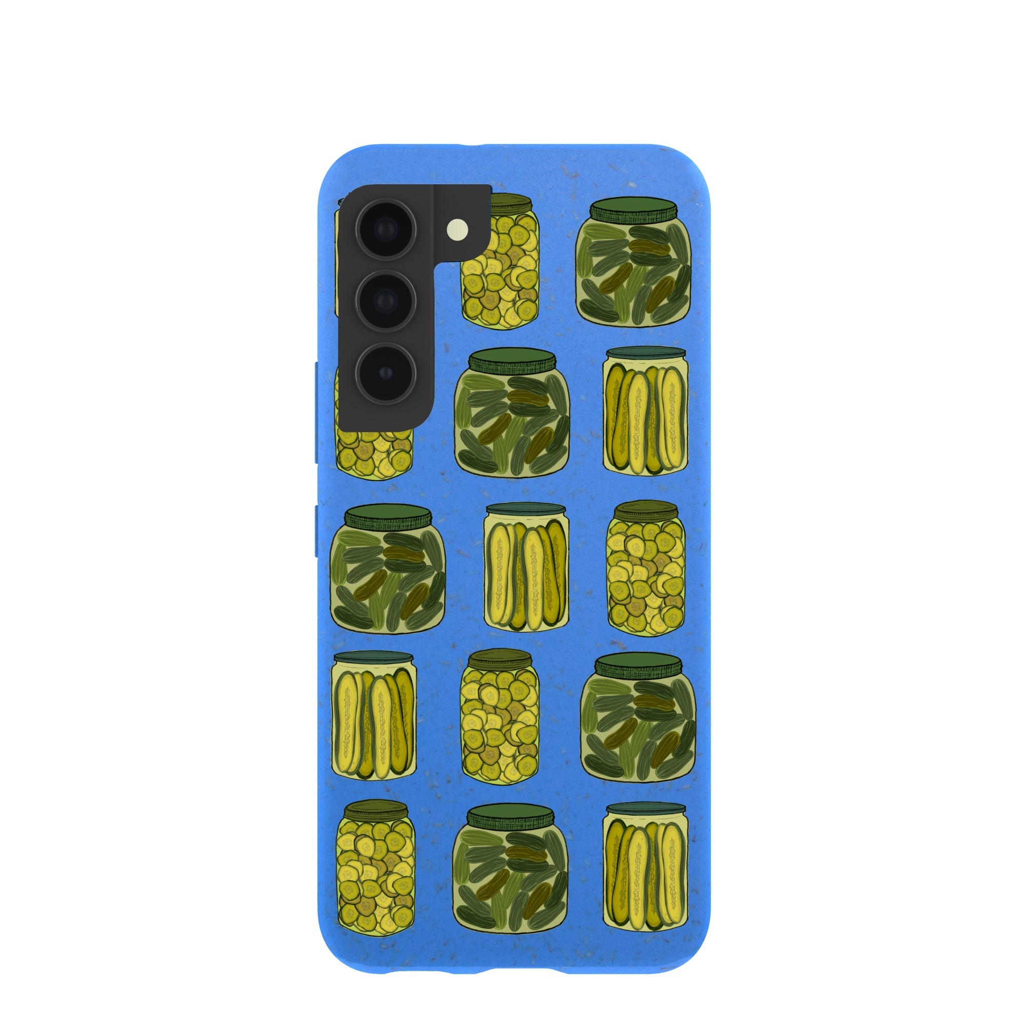 Electric Blue Pickling Pickles Samsung Galaxy S22 Case Refurbished - Pela Case refurbished available on Cerqular