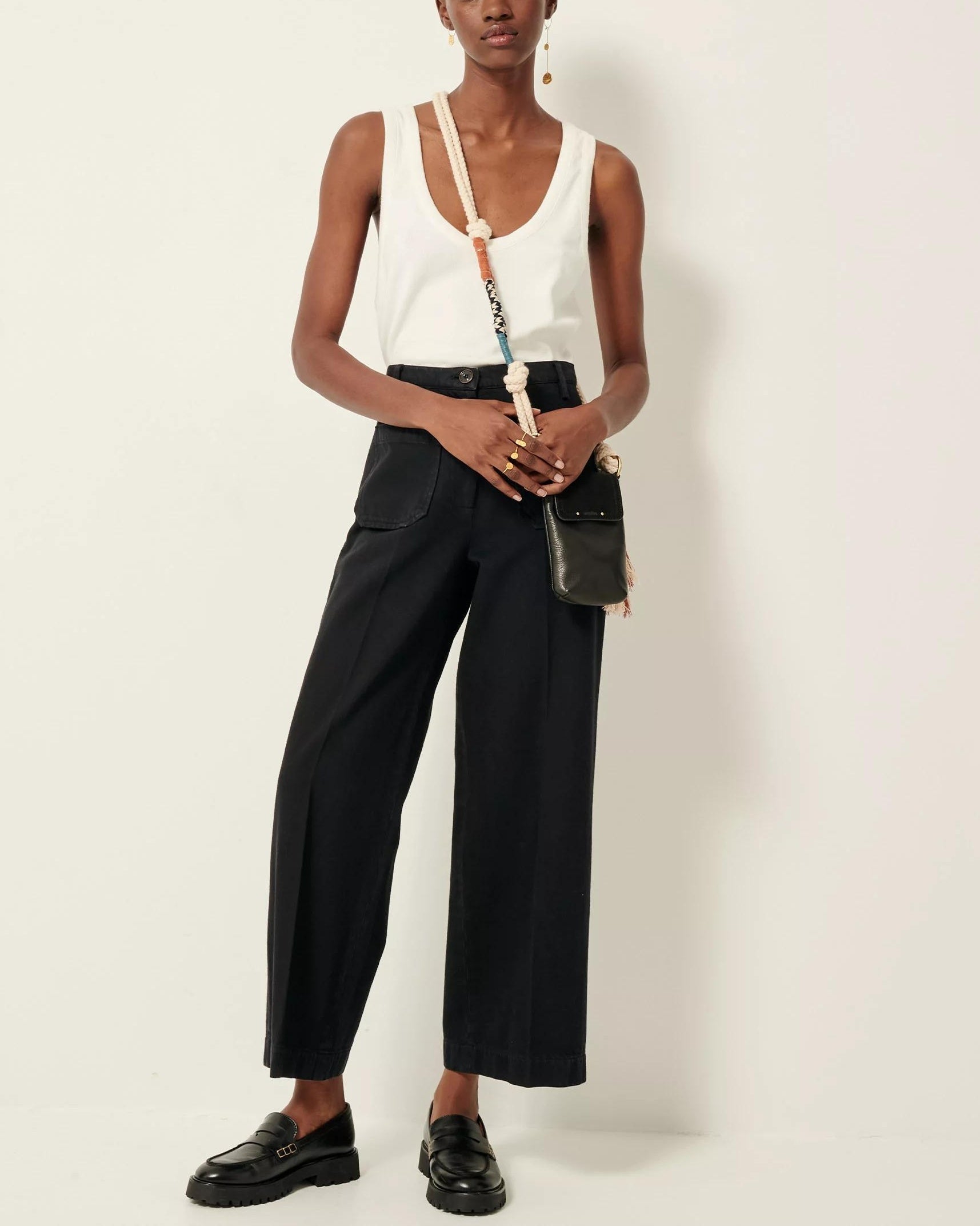 Jeans Aldricks Black | Color: BLACK | Size: FR-38 Refurbished - Rue Madame is a known brand, and the standardized name is " refurbished available on Cerqular