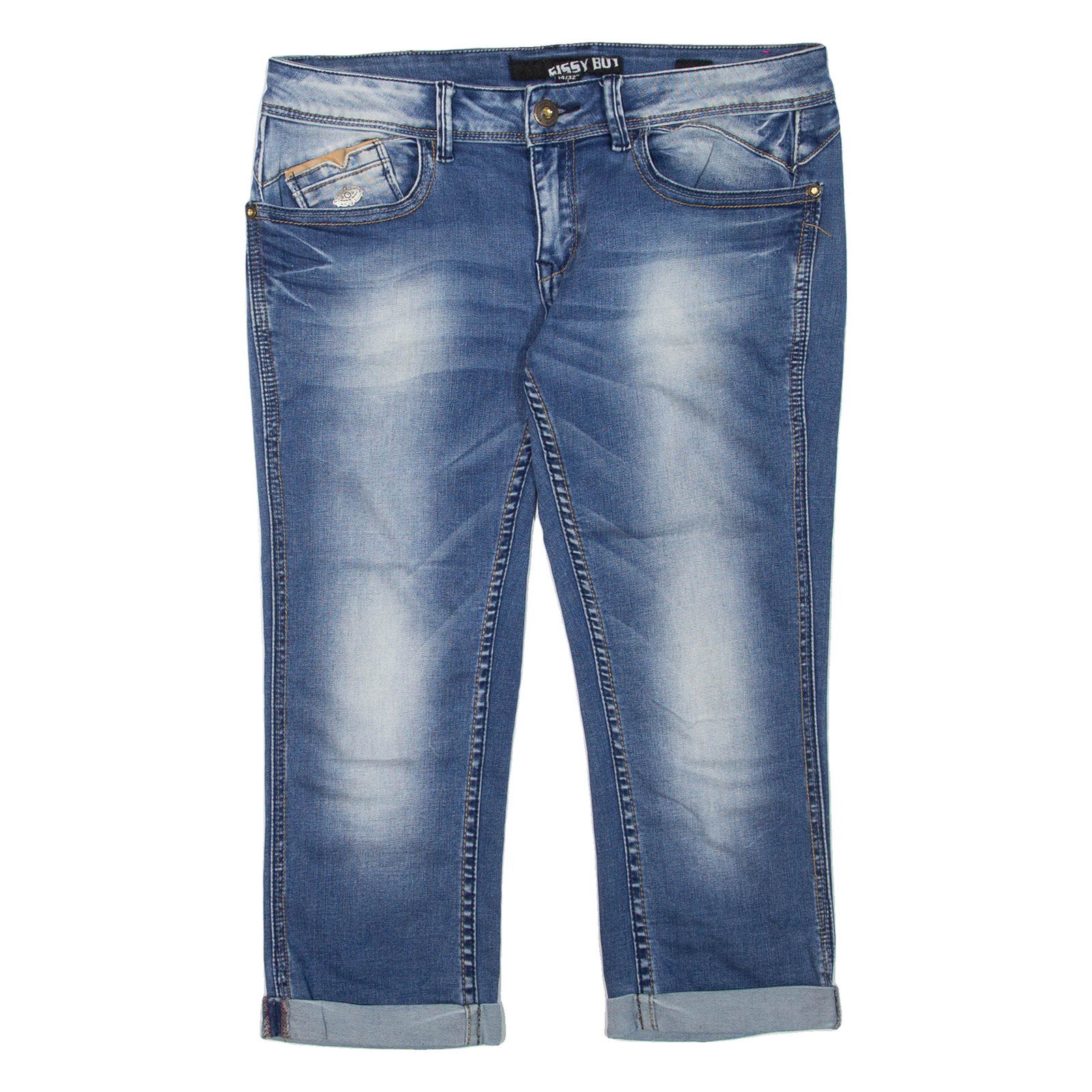 Buy Womens Denim Shorts Blue M W32 Refurbished - $16.89 Womens Denim Shorts Blue M W32 Refurbished - N/A refurbished available on Cerqular