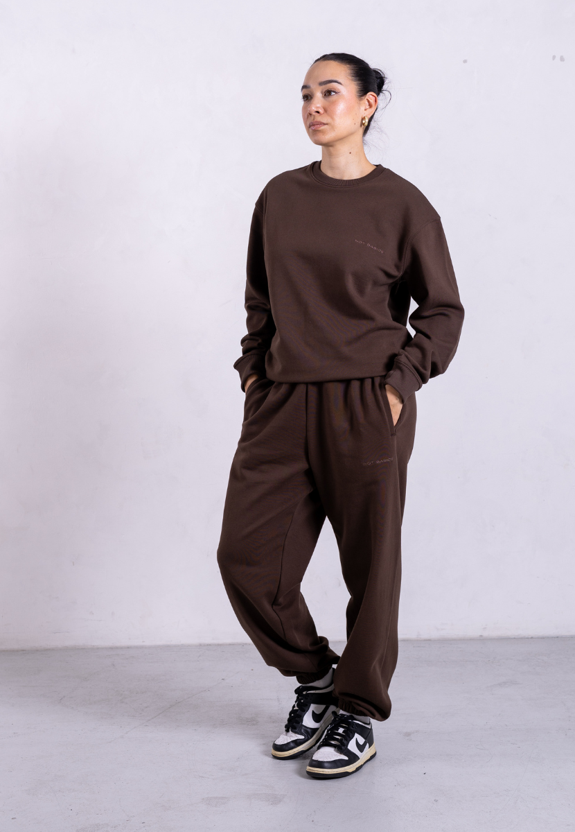 Organic Cotton Sweatpants, Hot Fudge | Size: XXL Refurbished - N/A (Note: It's possible that "Pantee" refurbished available on Cerqular