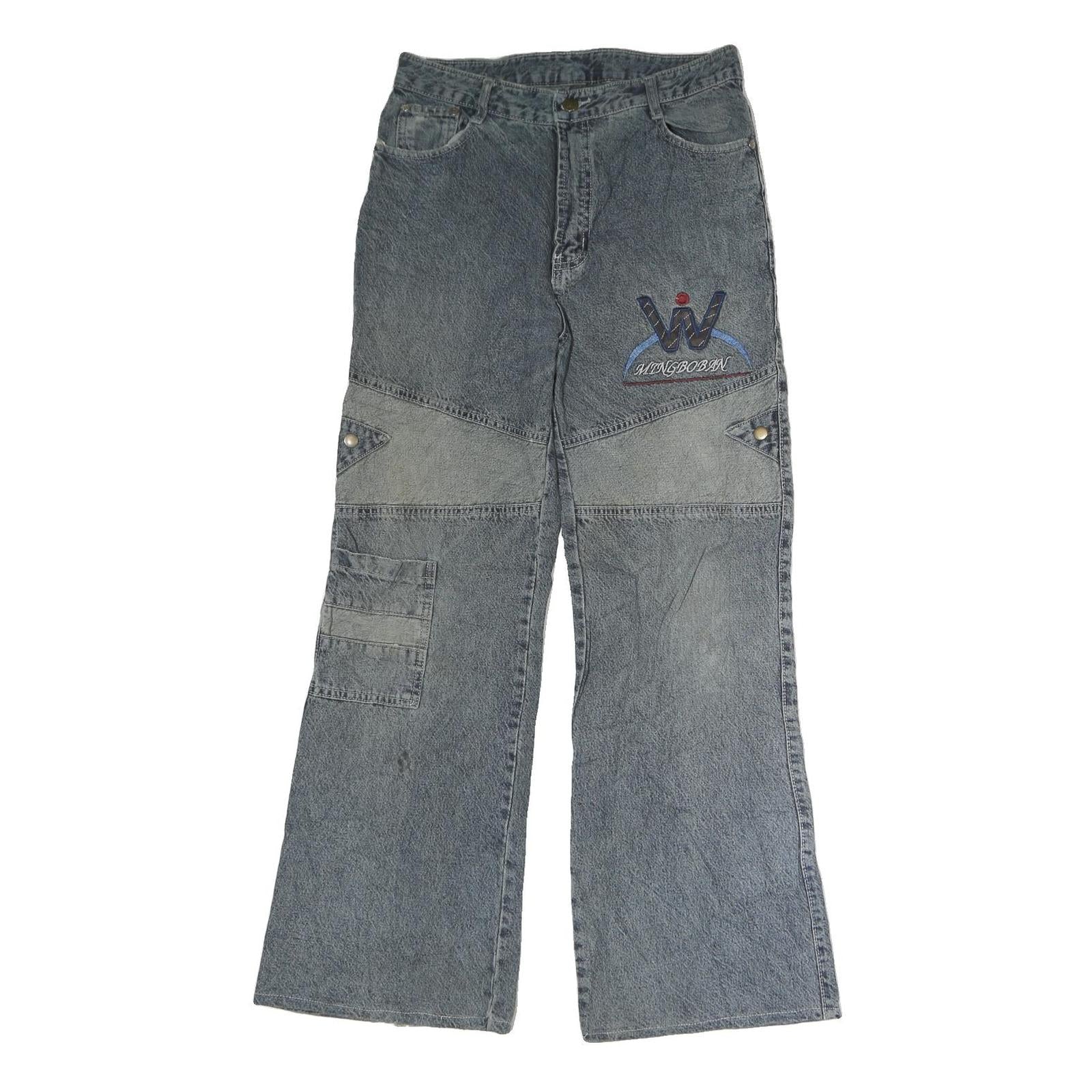 Buy MING BOBAN Mens Regular Fit Blue Denim Jeans W28 L28 Unique Patchwork Style Refurbished - $20.79 MING BOBAN Mens Regular Fit Blue Denim Jeans W28 L28 Unique Patchwork Style Refurbished - N/A refurbished available on Cerqular
