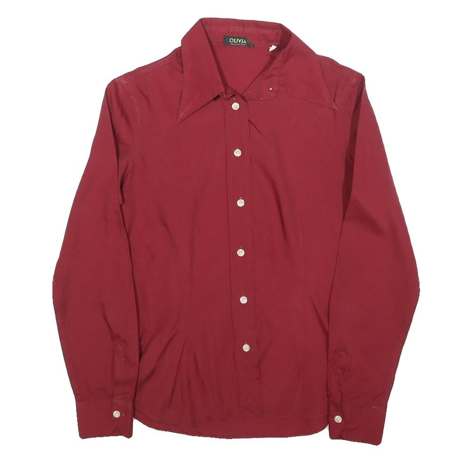 Buy OLIVIA Womens Red Shirt M Long Sleeve Button Plain Classic Blouse Refurbished - $16.89 OLIVIA Womens Red Shirt M Long Sleeve Button Plain Classic Blouse Refurbished - N/A refurbished available on Cerqular