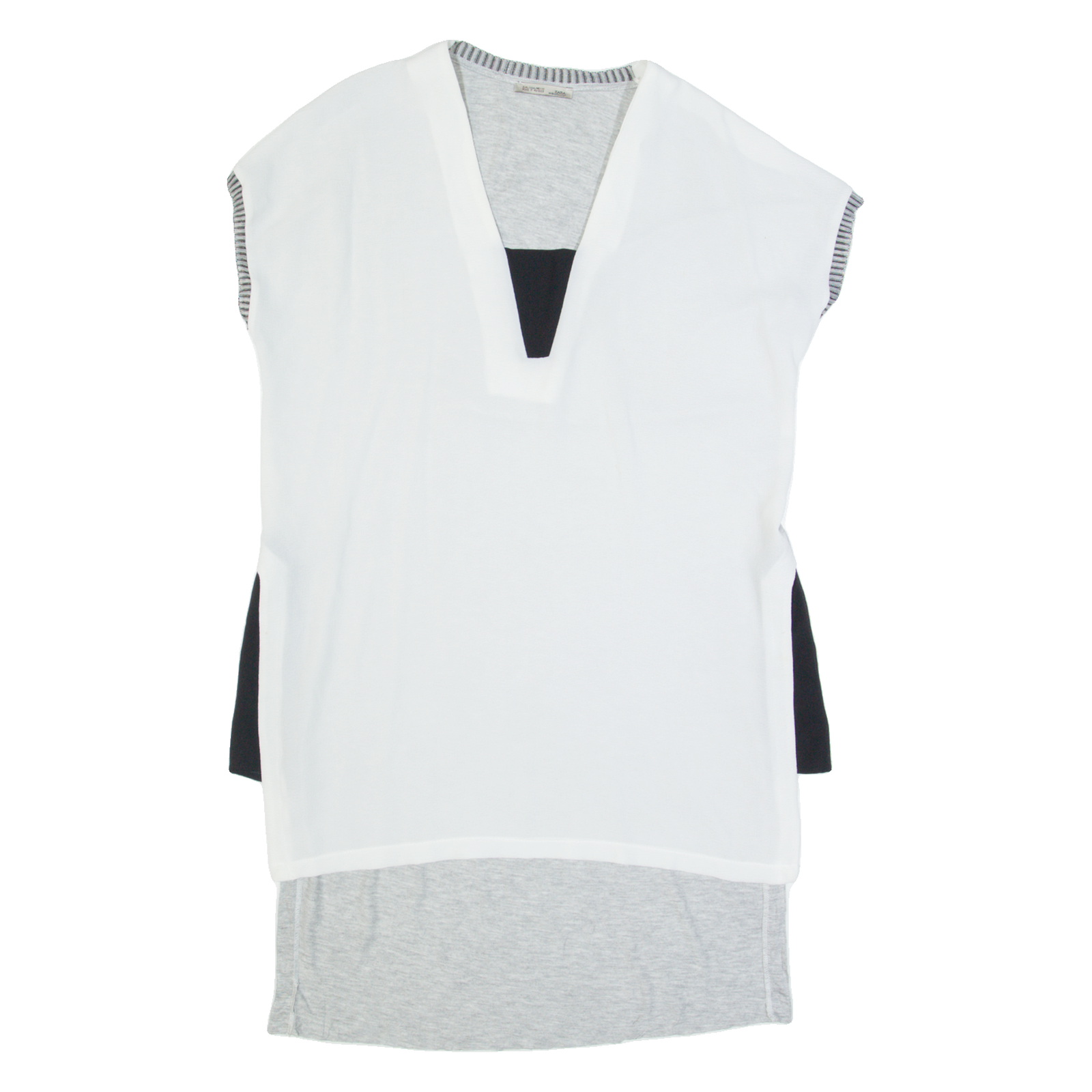 ZARA Womens Top White L Refurbished - N/A refurbished available on Cerqular