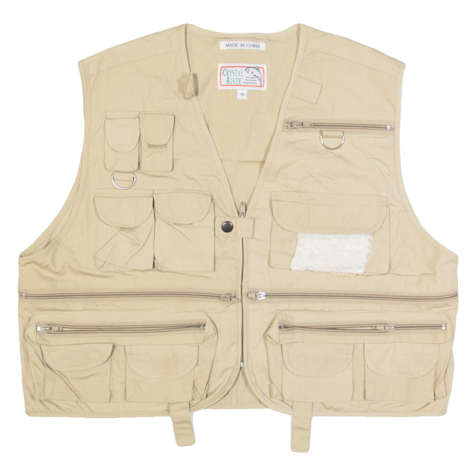 CRYSTAL RIVER Utility Mens Gilet Beige M Refurbished - N/A refurbished available on Cerqular