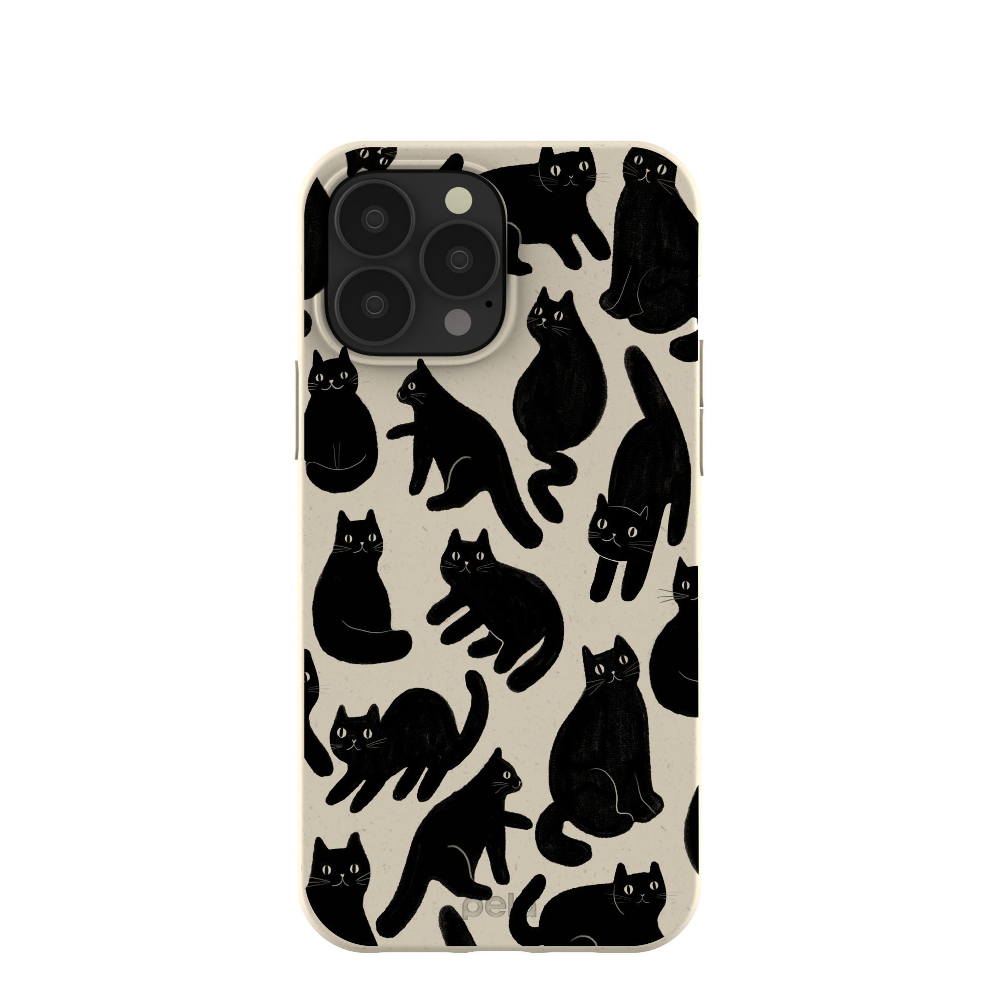 London Fog Night Meowers iPhone 13 Pro Max Case Refurbished - Pela Case refurbished available on Cerqular