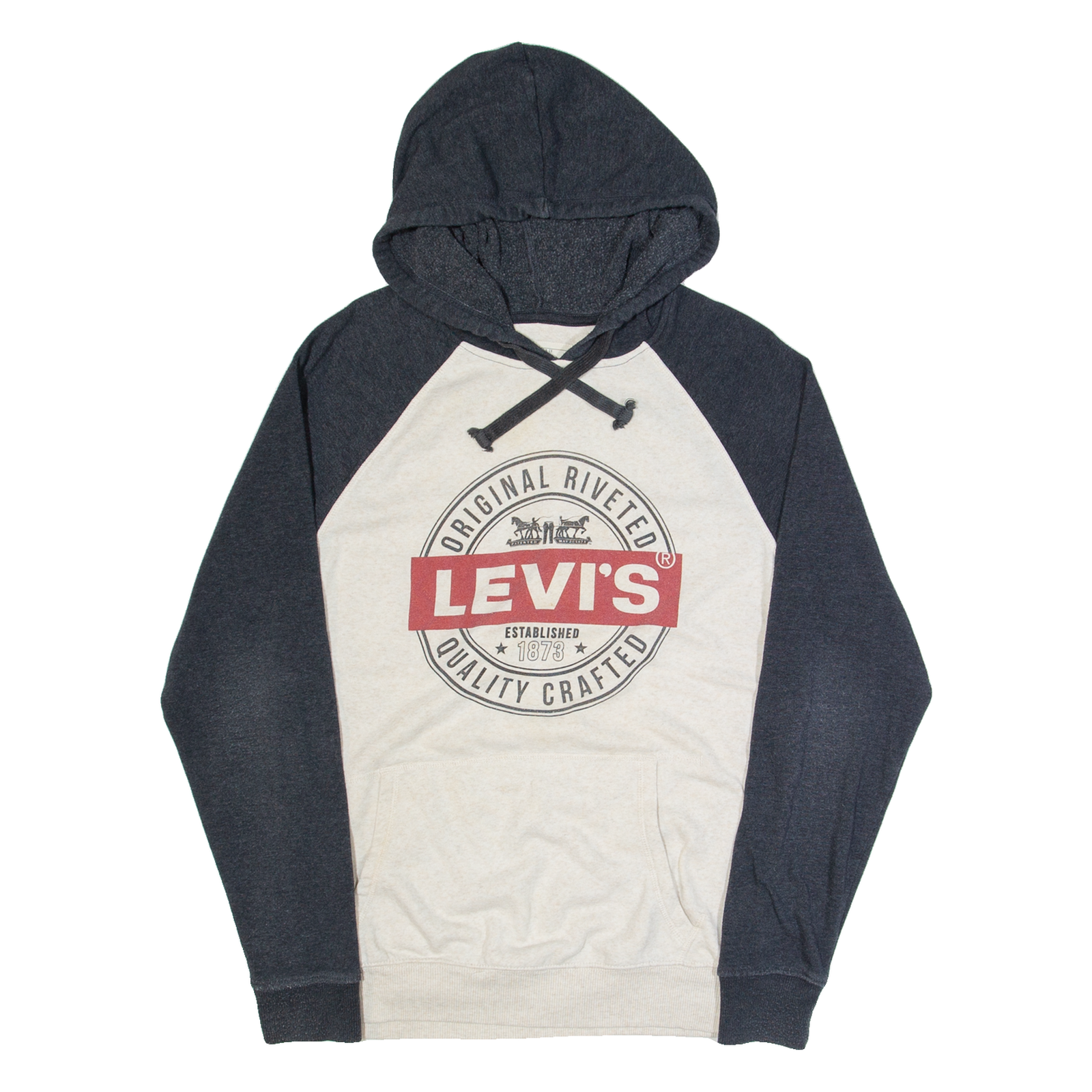 LEVI'S Mens Beige Hoodie USA S Refurbished - N/A refurbished available on Cerqular