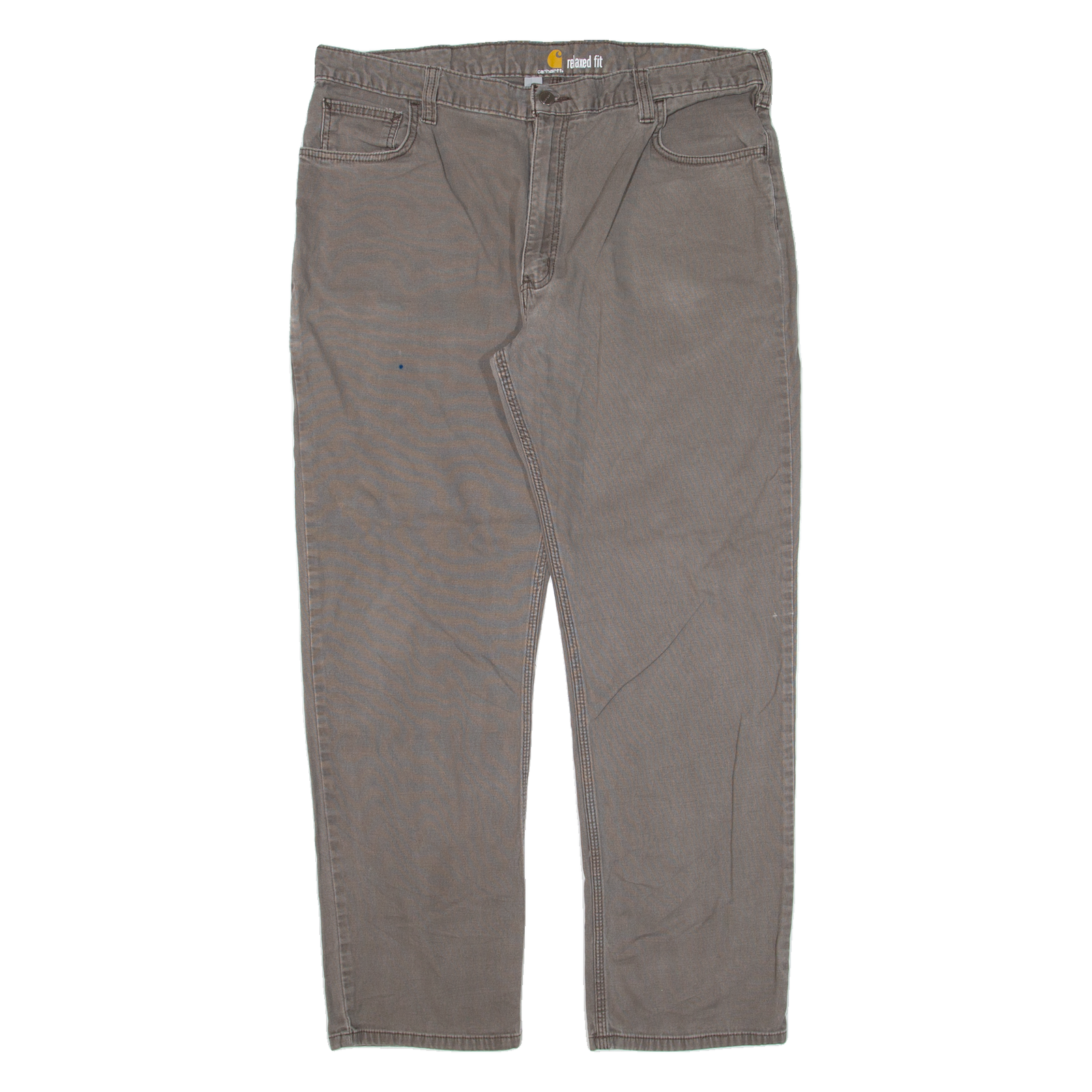 CARHARTT Mens Trousers Grey Relaxed Straight W40 L32 Refurbished - N/A refurbished available on Cerqular