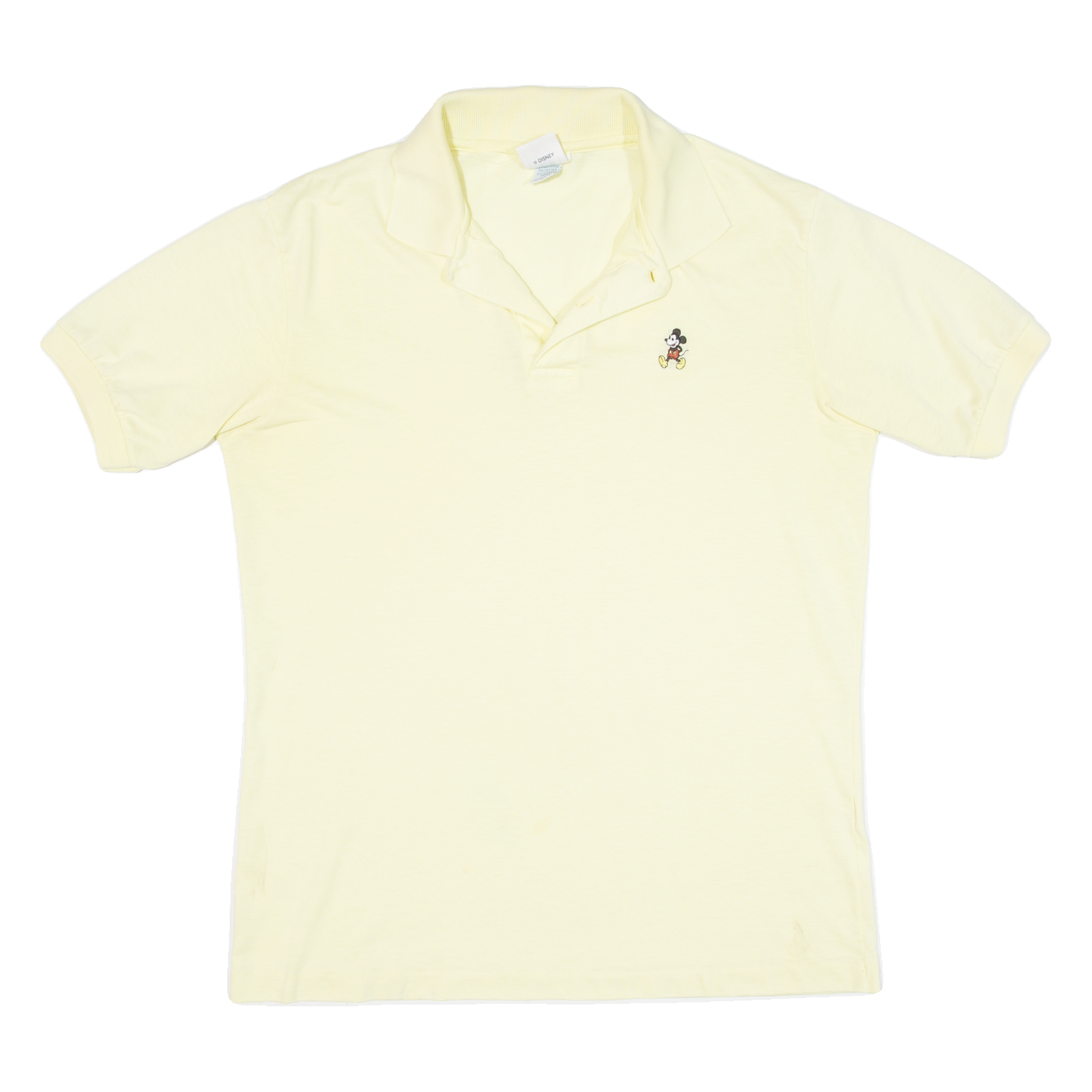 DISNEY Mickey Mouse Mens Polo Shirt Yellow L Refurbished - N/A refurbished available on Cerqular