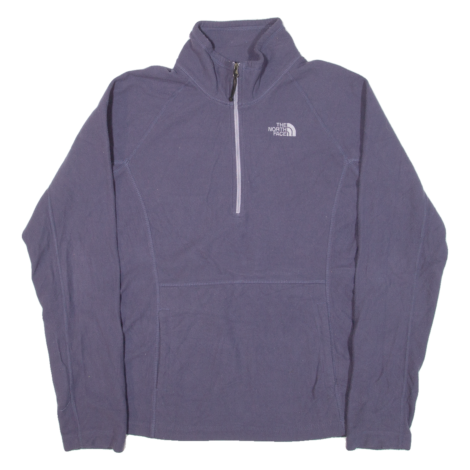 THE NORTH FACE Womens Fleece Purple 1/4 Zip M Refurbished - N/A refurbished available on Cerqular