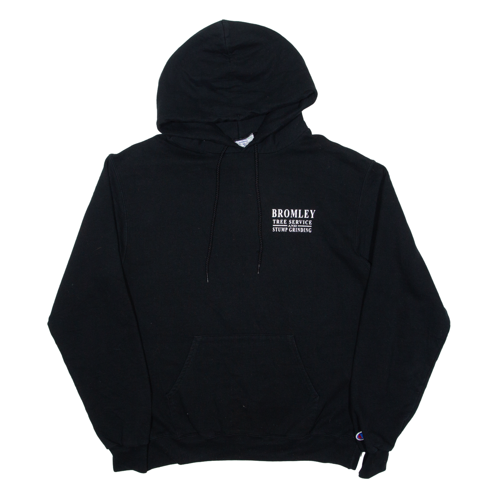 CHAMPION Bromley Tree Service Mens Black Hoodie USA M Refurbished - N/A refurbished available on Cerqular