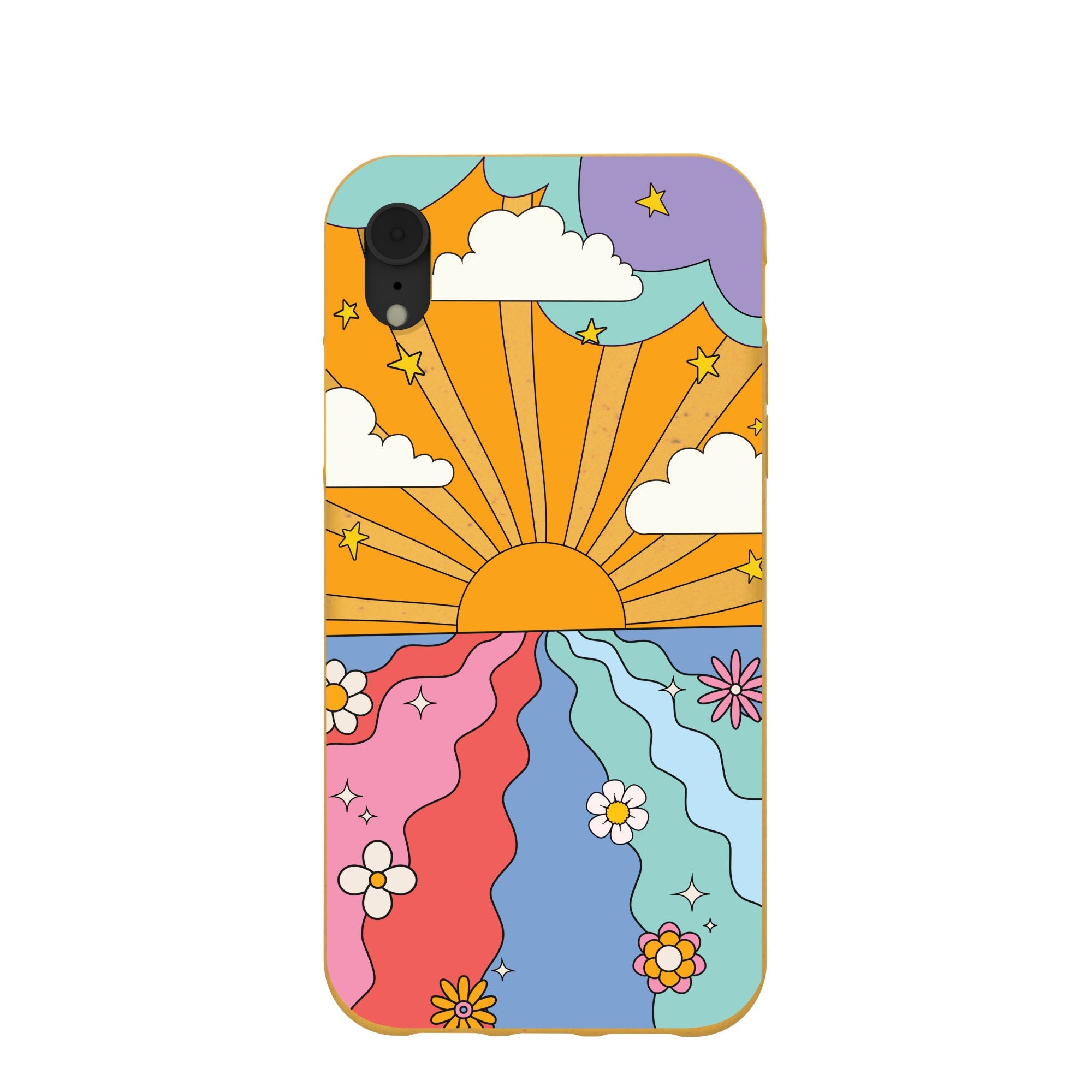 Honey Into the Sunset iPhone XR Case Refurbished - Pela Case refurbished available on Cerqular