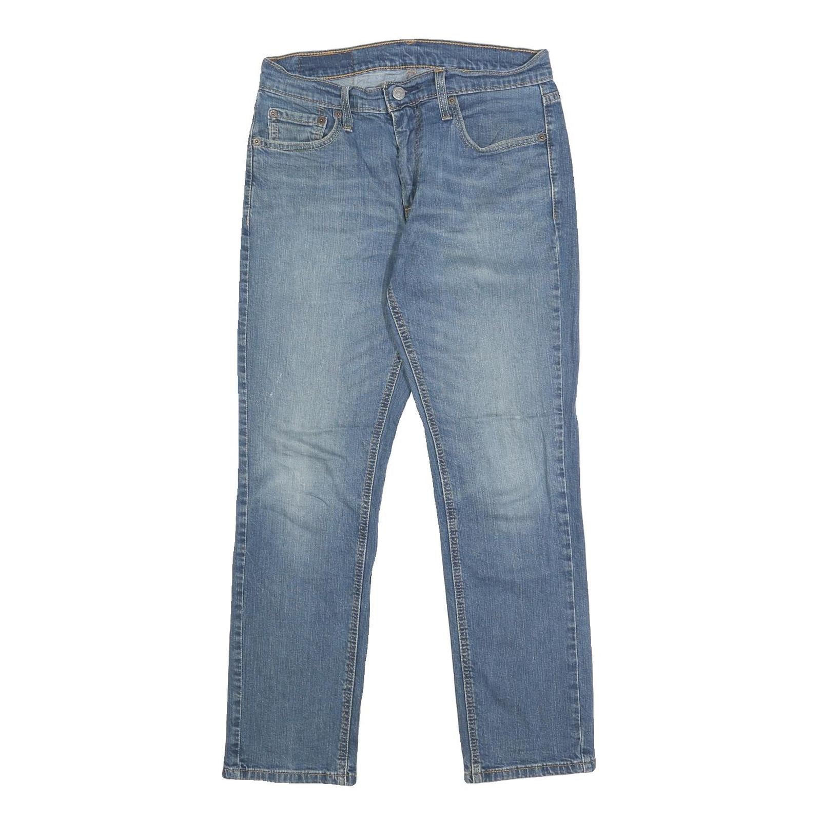 LEVI'S 541 Mens Slim Jeans Blue Denim W32 L27 Zip Cotton Blend Refurbished - N/A refurbished available on Cerqular