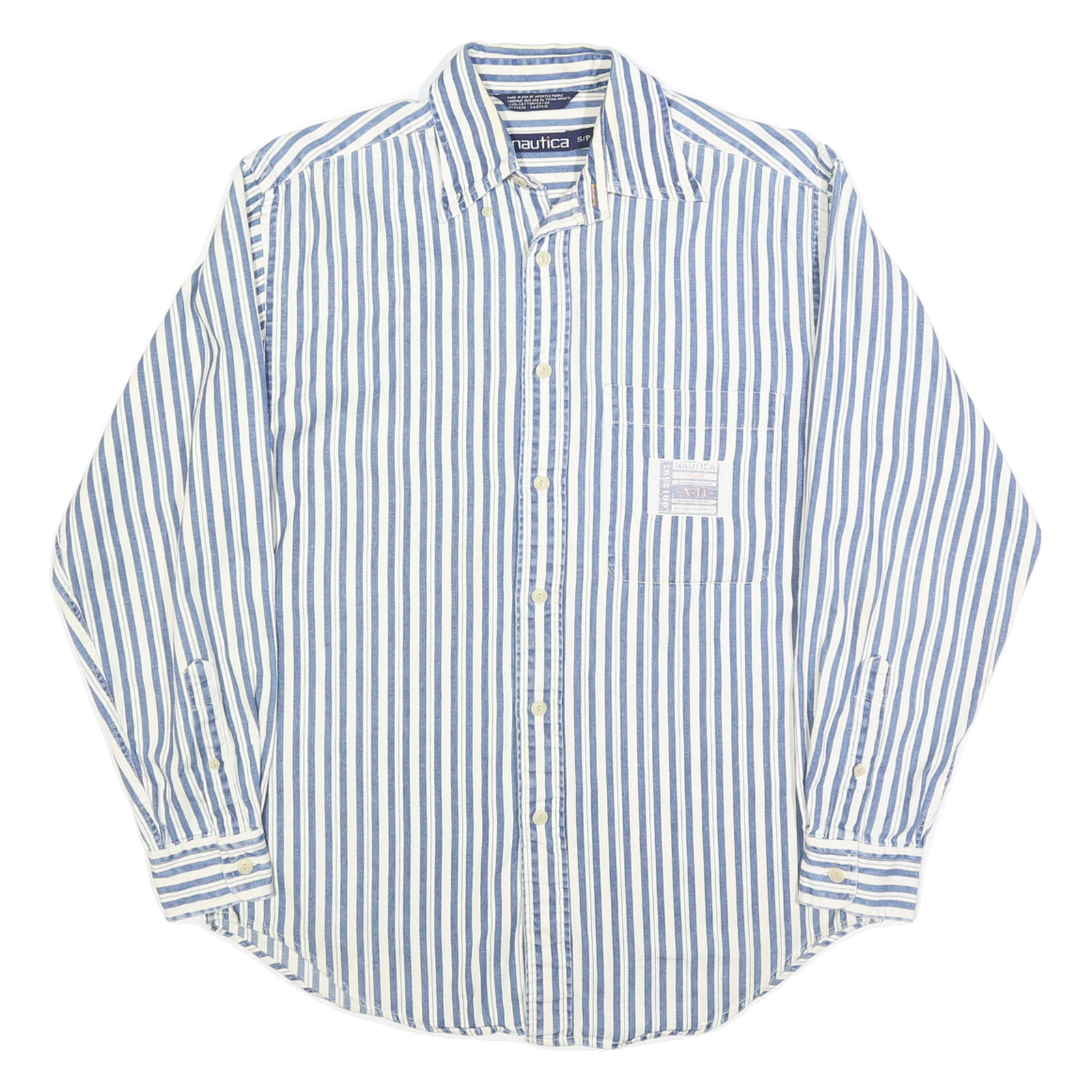 Buy NAUTICA Mens Blue & White Striped Shirt S Classic Fit Casual Cotton Blend Refurbished - $25.99 NAUTICA Mens Blue & White Striped Shirt S Classic Fit Casual Cotton Blend Refurbished - N/A refurbished available on Cerqular