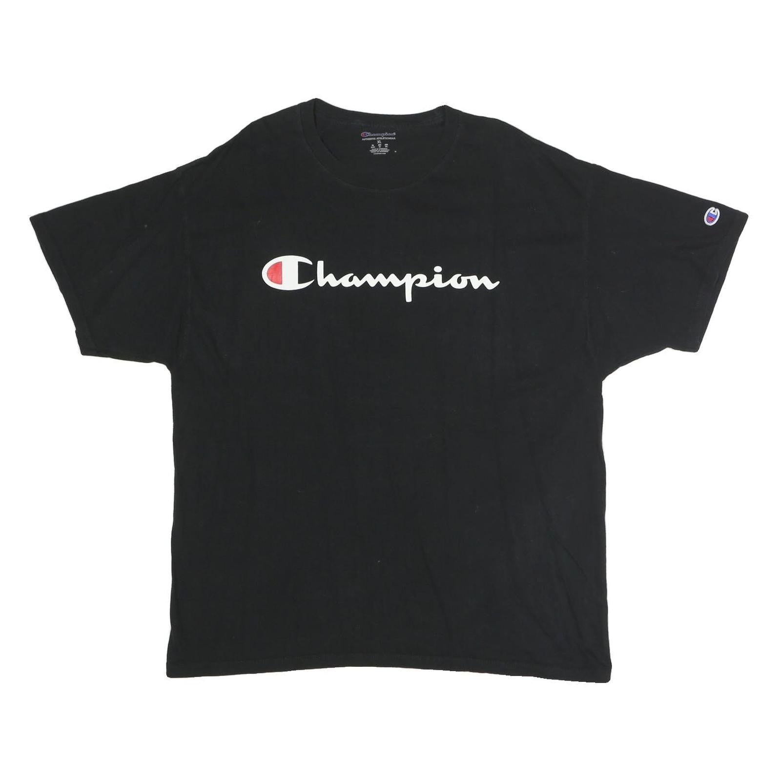 Buy CHAMPION Mens Black XL Graphic T-Shirt Short Sleeve Crew Neck Cotton Casual Refurbished - $18.19 CHAMPION Mens Black XL Graphic T-Shirt Short Sleeve Crew Neck Cotton Casual Refurbished - N/A refurbished available on Cerqular