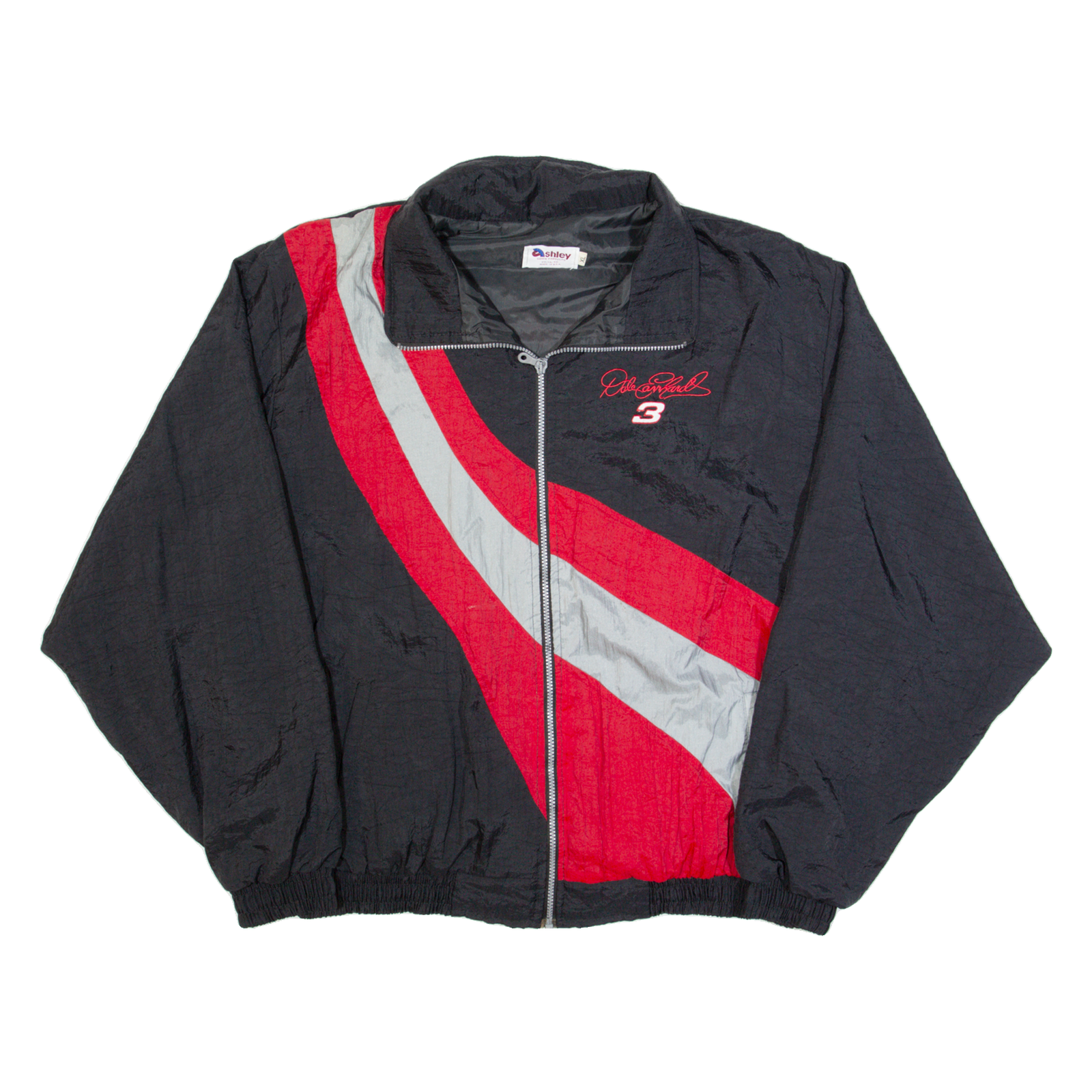 ASHLEY Dale Earnhardt Racing Mens Shell Jacket Black 90s USA XL Refurbished - N/A refurbished available on Cerqular
