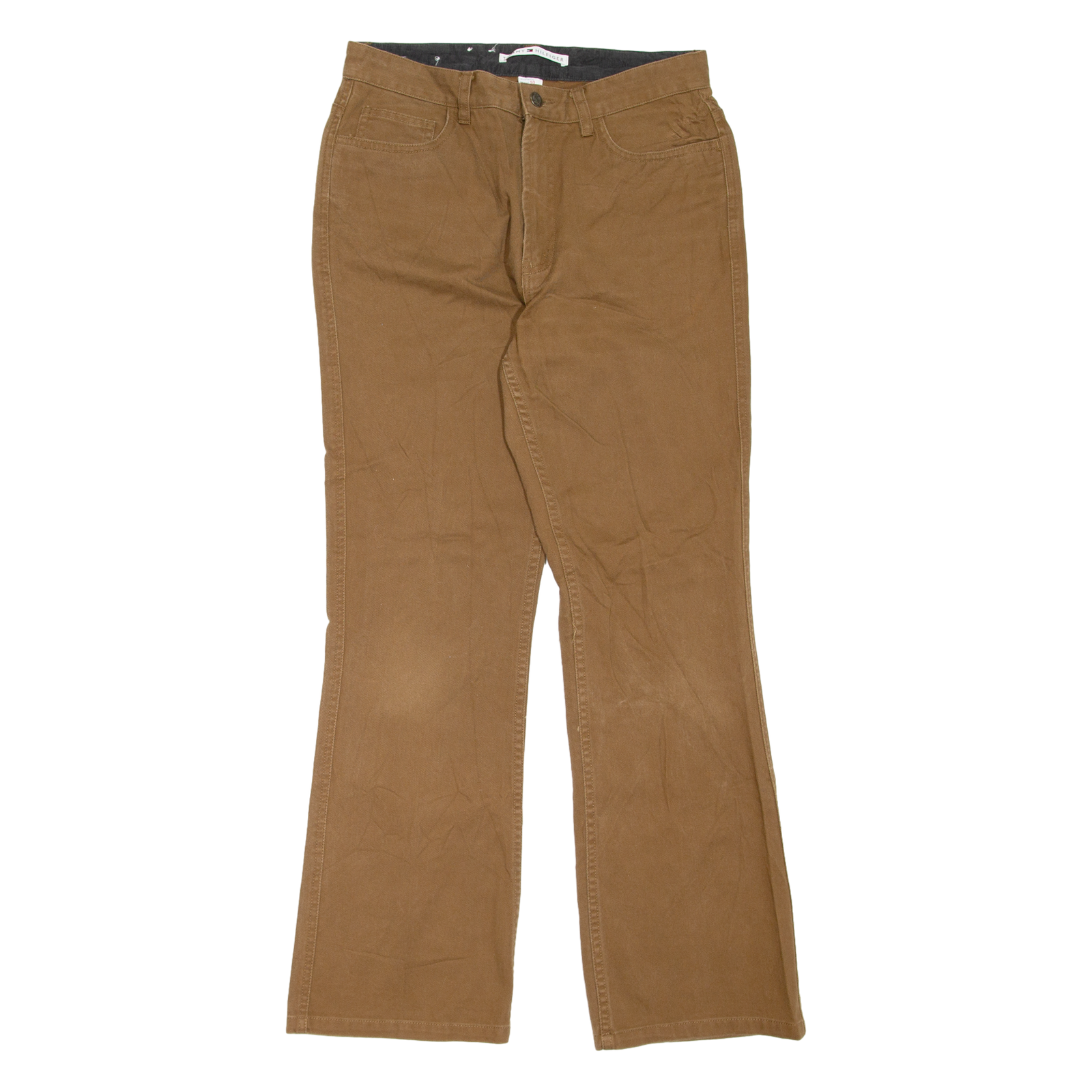 TOMMY HILFIGER Womens Jeans Brown Regular Bootcut W29 L30 Refurbished - N/A refurbished available on Cerqular