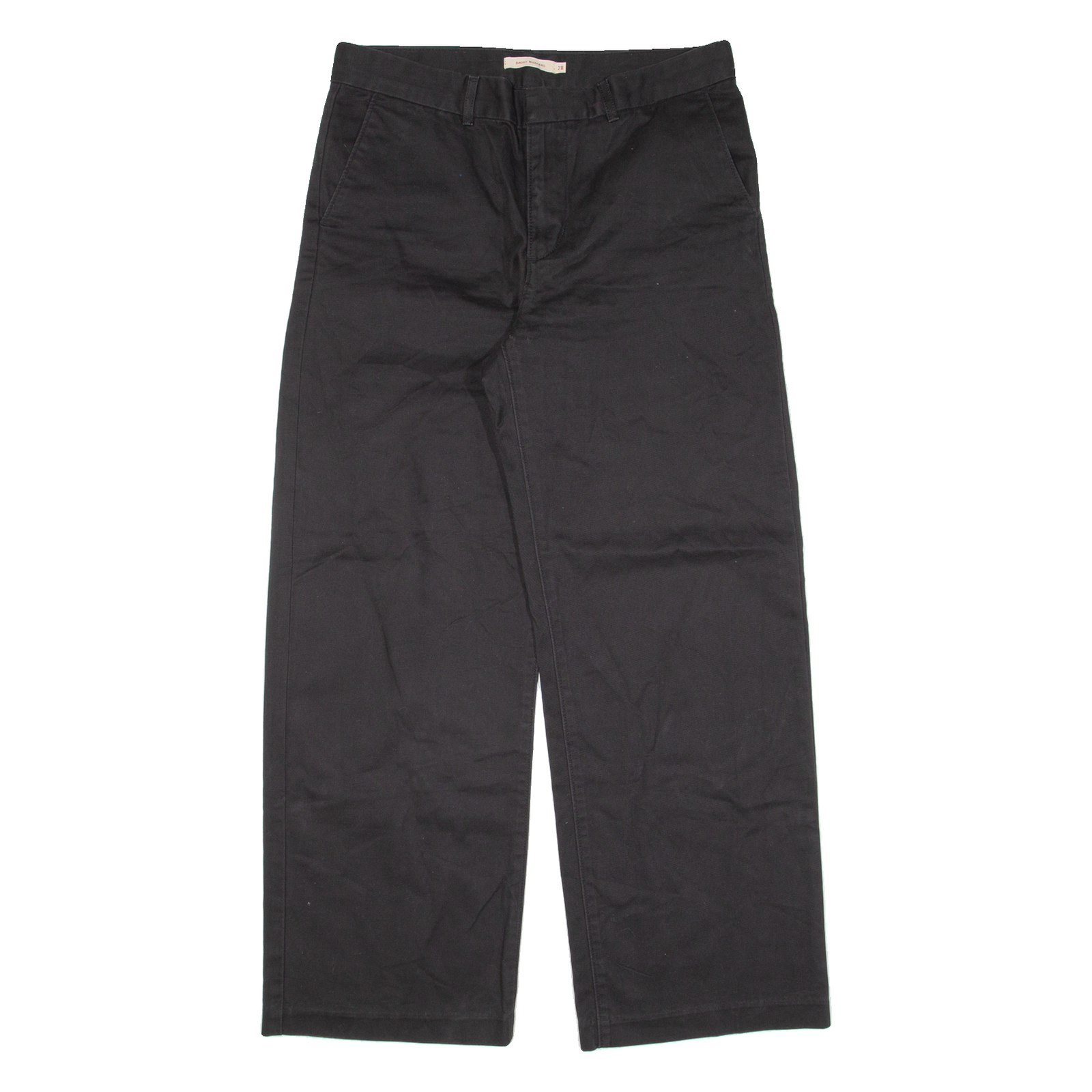 LEVI'S Womens Trousers Black Loose Straight W32 L29 Refurbished - N/A refurbished available on Cerqular
