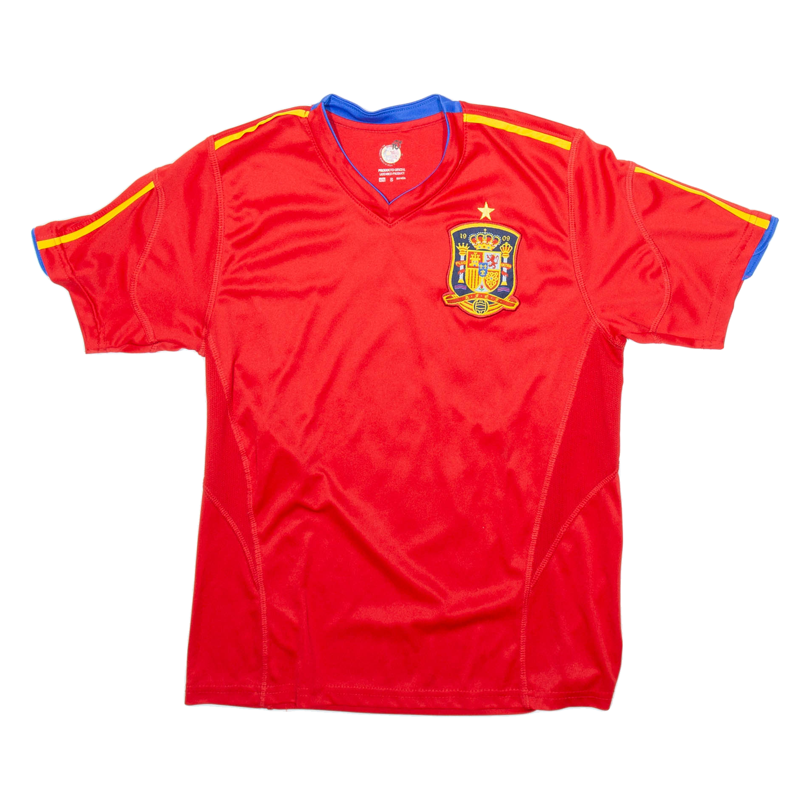 Spain World Cup Mens Football Shirt Jersey Red S Refurbished - N/A refurbished available on Cerqular
