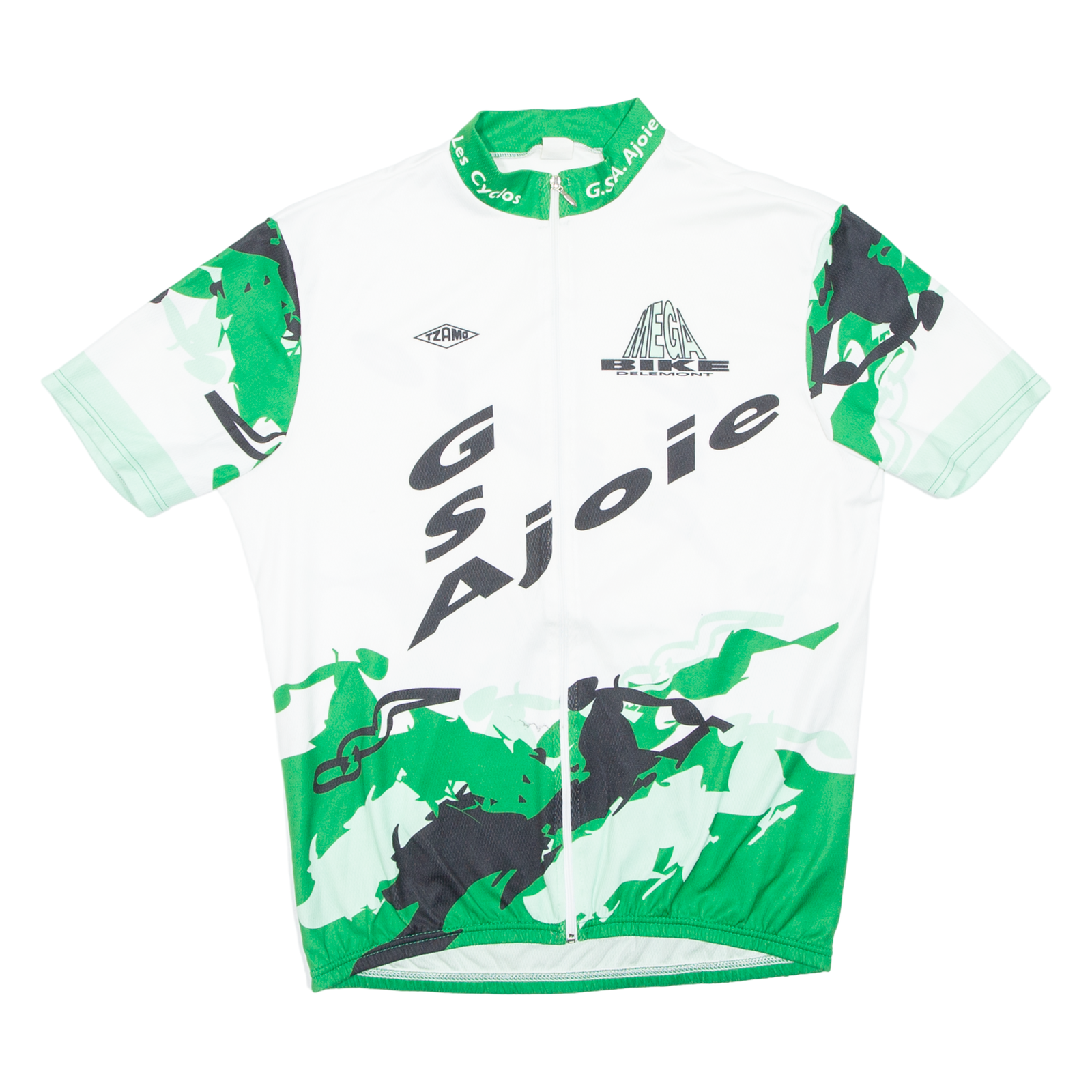 Cycling Mens Jersey Green 1/2 Zip XL Refurbished - N/A refurbished available on Cerqular