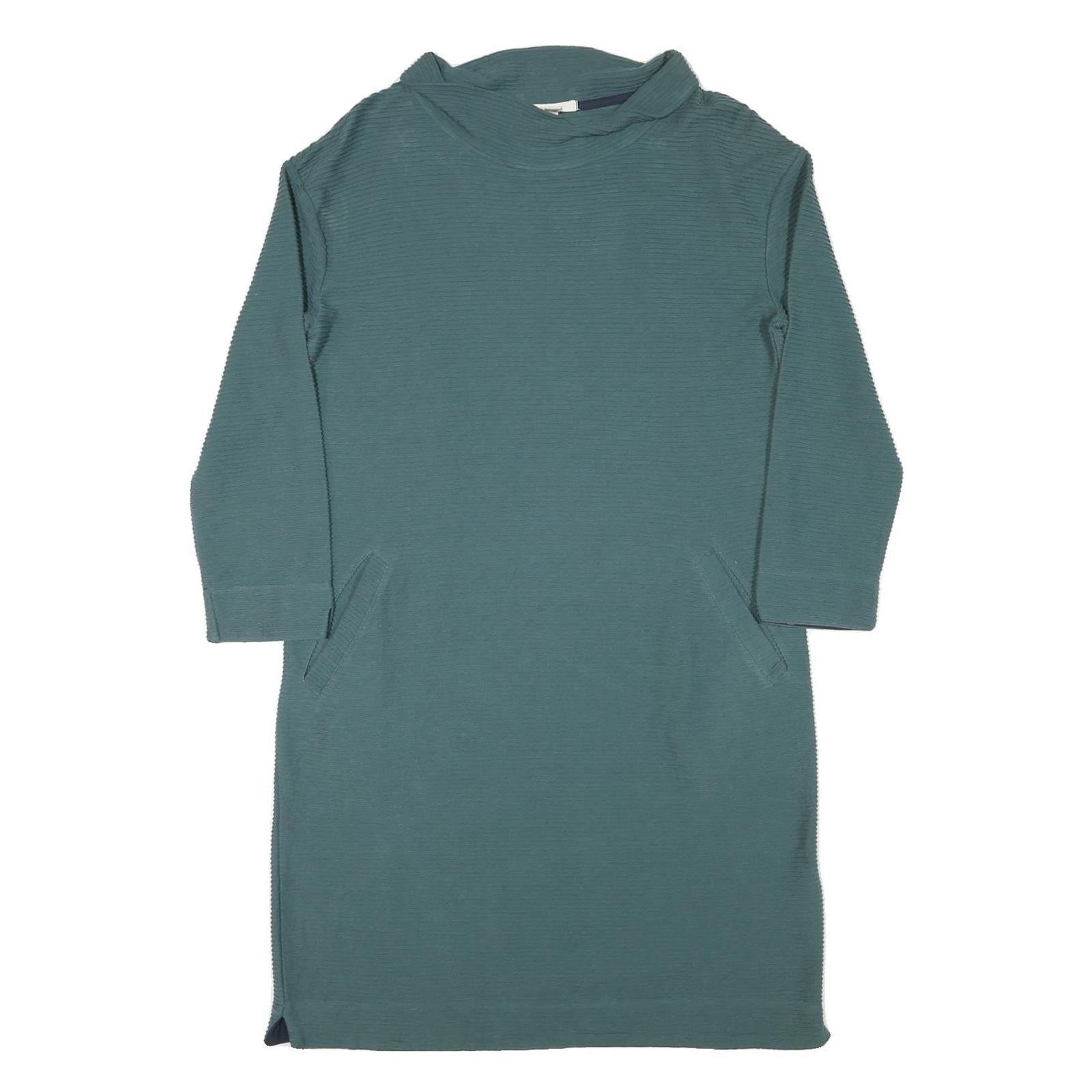 WHITE STUFF Womens Blue Day Cotton Blend Shift Dress UK 14 Casual Comfortable Refurbished - N/A refurbished available on Cerqular