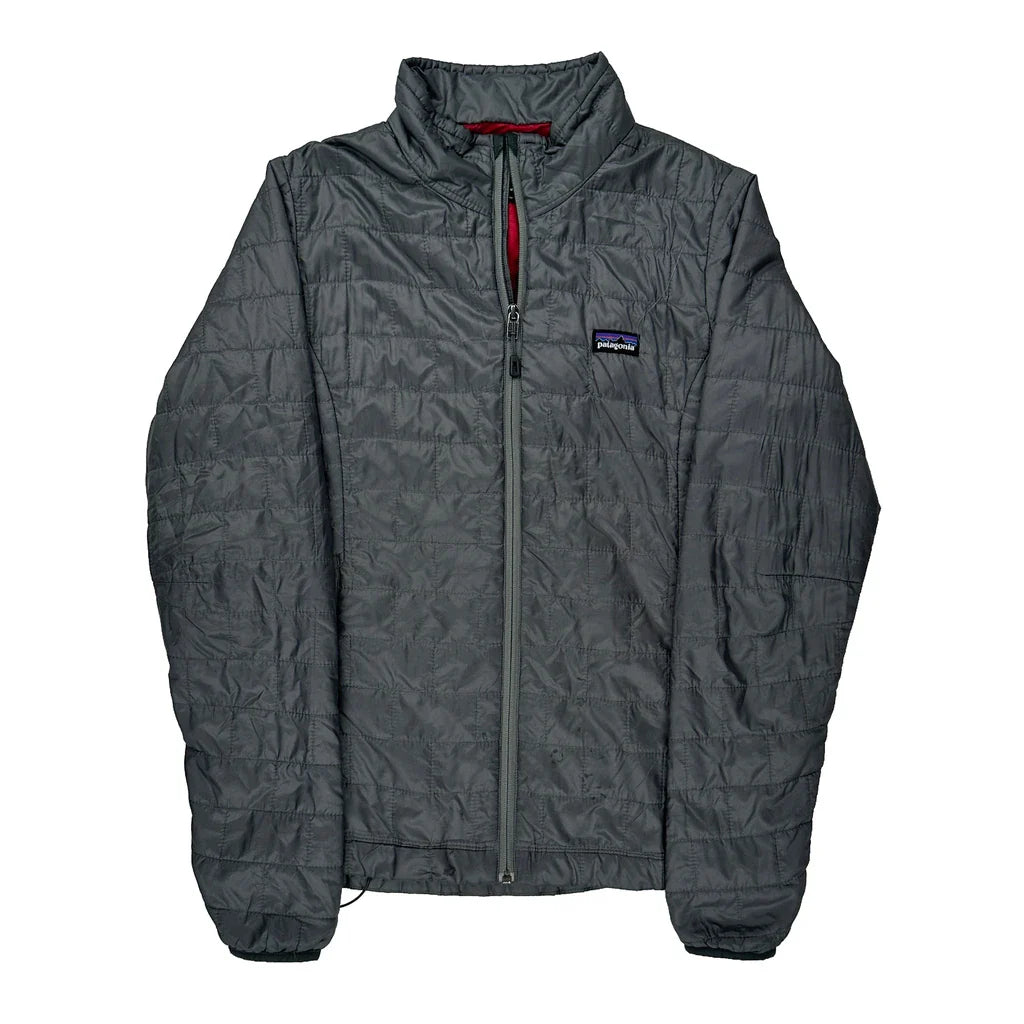 Patagonia Puffer - Medium Grey Polyester Refurbished - Thrifted (note: this is a term often used to describe second- refurbished available on Cerqular