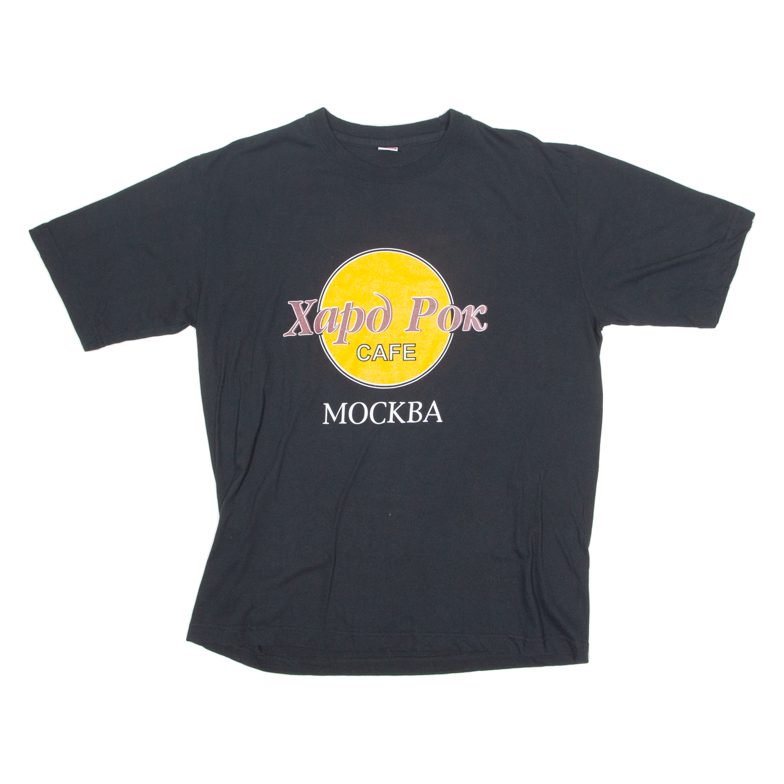 HARD ROCK CAFE MOCKBA Mens T-Shirt Black L Refurbished - N/A refurbished available on Cerqular