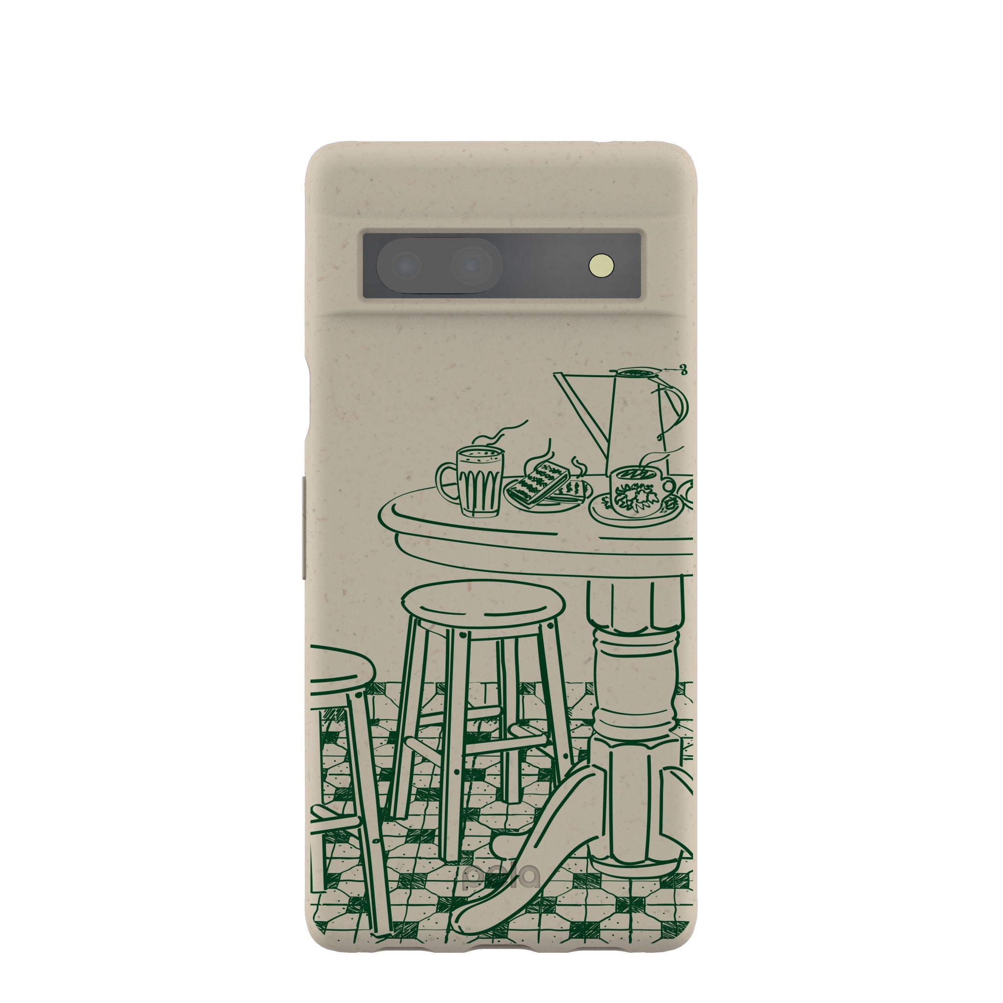 London Fog Brunch Google Pixel 7a Case Refurbished - Pela Case refurbished available on Cerqular