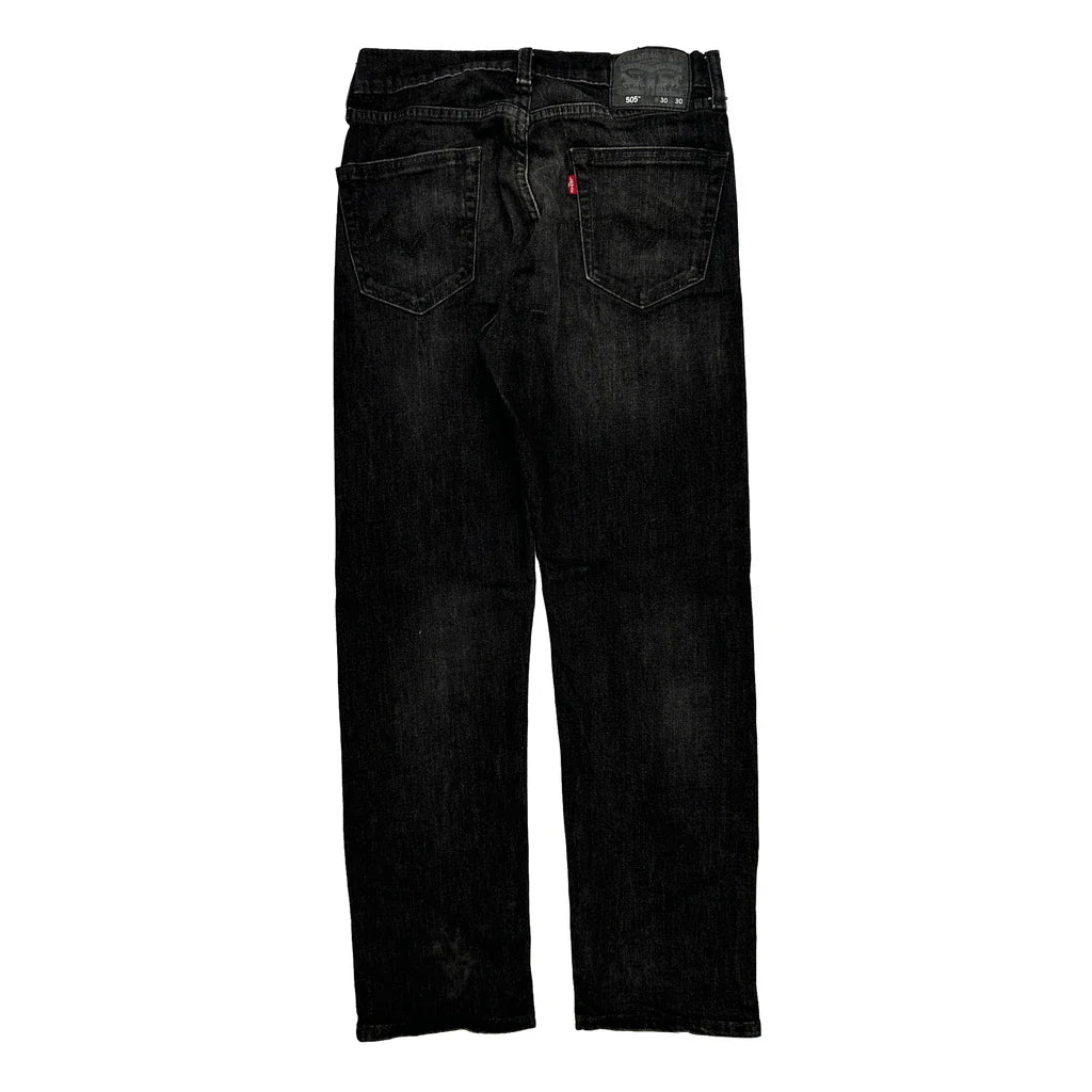 Buy 505 Levis Jeans - 29W 30L Black Cotton Refurbished - $46.89 505 Levis Jeans - 29W 30L Black Cotton Refurbished - Thrifted (note: this is a term often used to describe second- refurbished available on Cerqular
