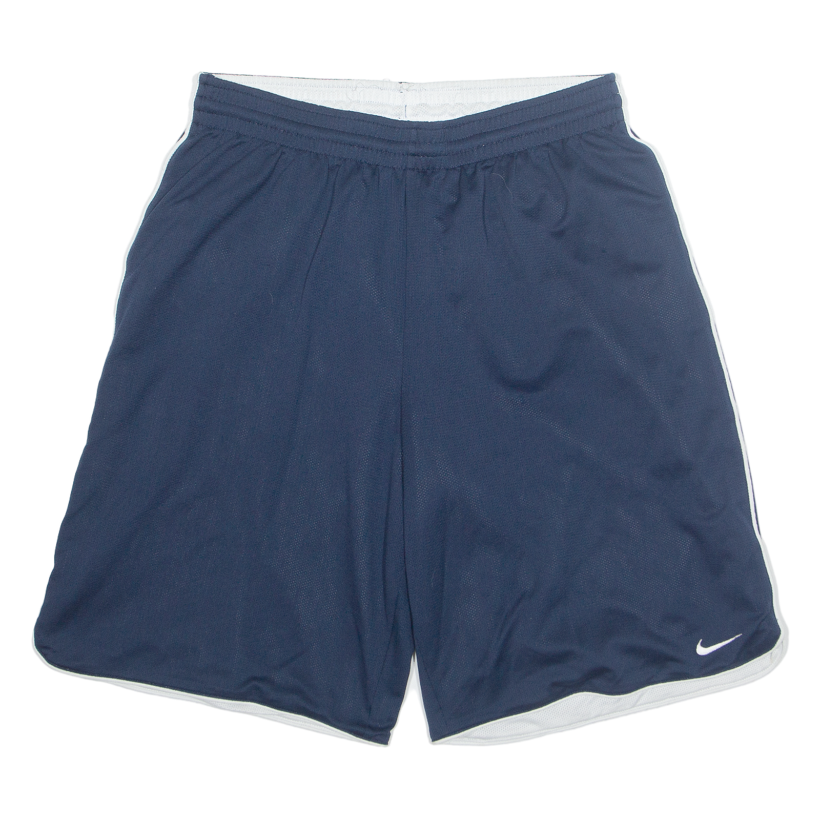 NIKE Mens Sports Shorts Blue Relaxed L W32 Refurbished - N/A refurbished available on Cerqular