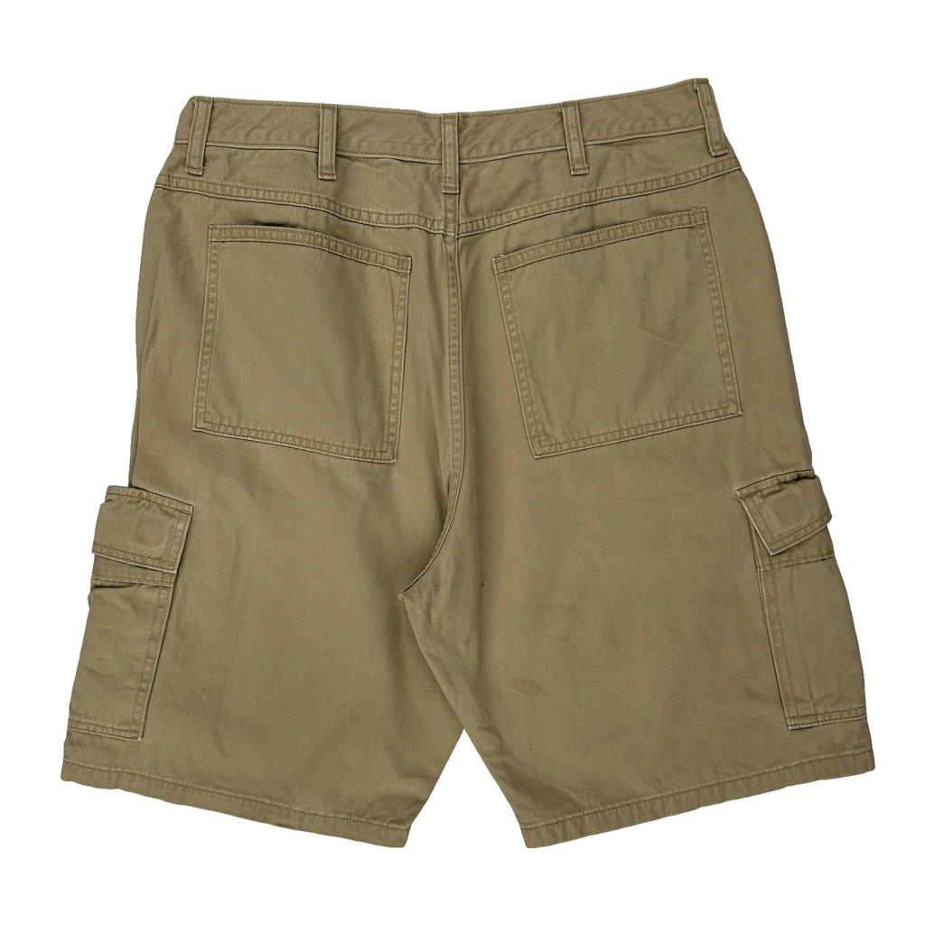 Buy Wrangler Cargo Shorts - 34W 10L Khaki Cotton Refurbished - $39.85 Wrangler Cargo Shorts - 34W 10L Khaki Cotton Refurbished - Thrifted (note: this is a term often used to describe second- refurbished available on Cerqular