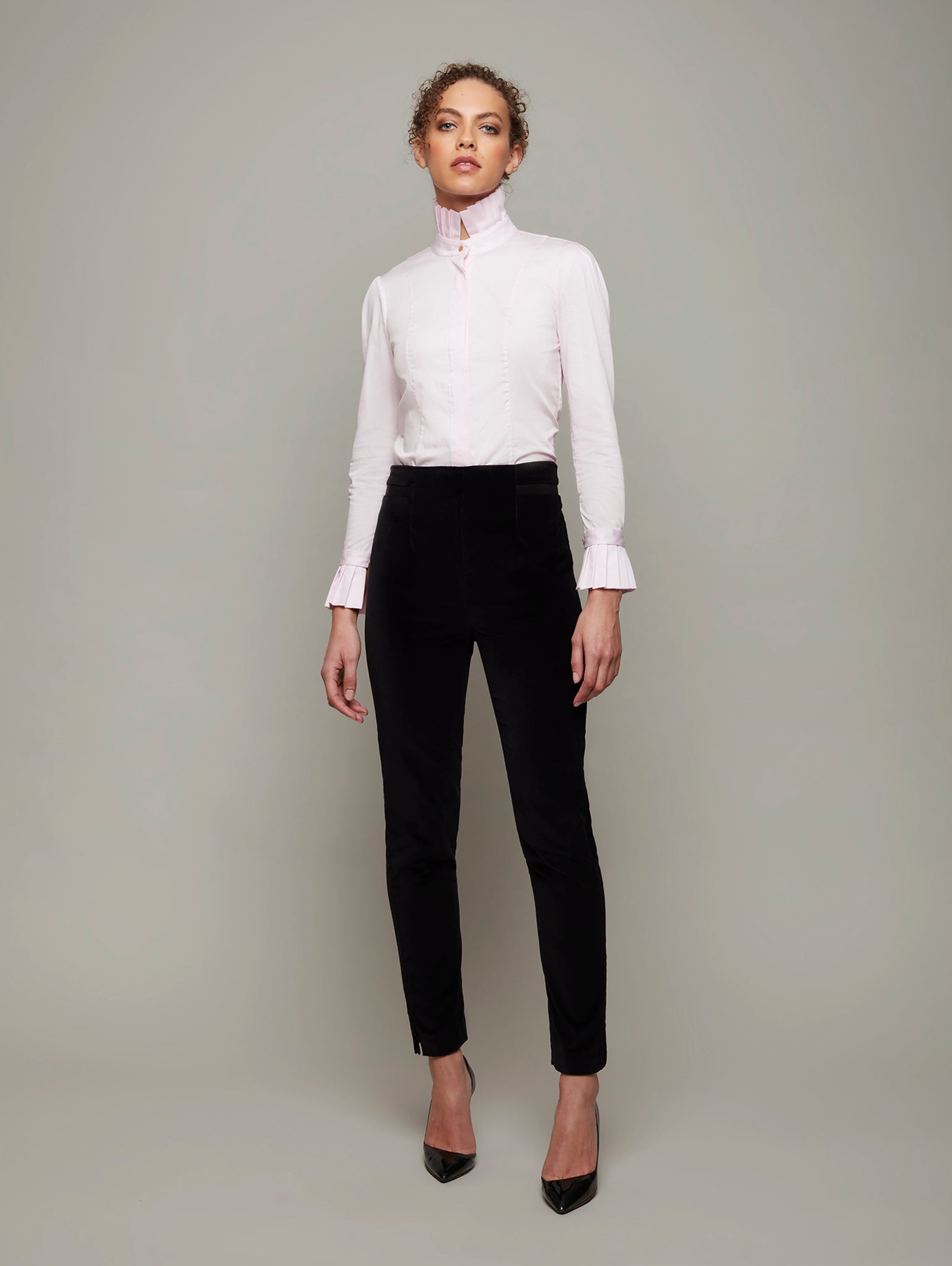 Buy BUD | High-Waist Velvet Trousers | Color: BLACK | Size: M Refurbished - $299.16 BUD | High-Waist Velvet Trousers | Color: BLACK | Size: M Refurbished - N/A refurbished available on Cerqular