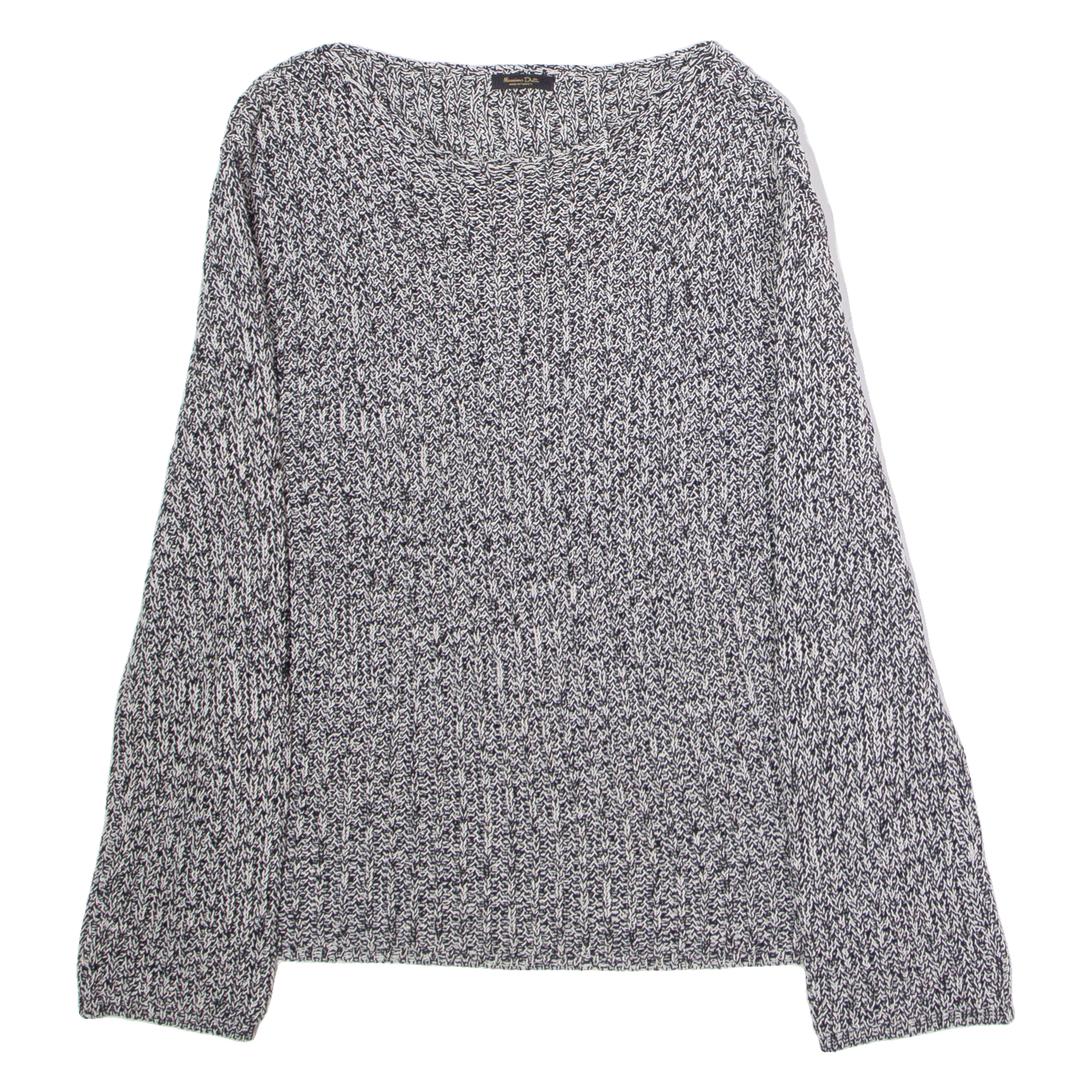 MASSIMO DUTTI Womens Jumper Black Chunky Knit XS Refurbished - N/A refurbished available on Cerqular