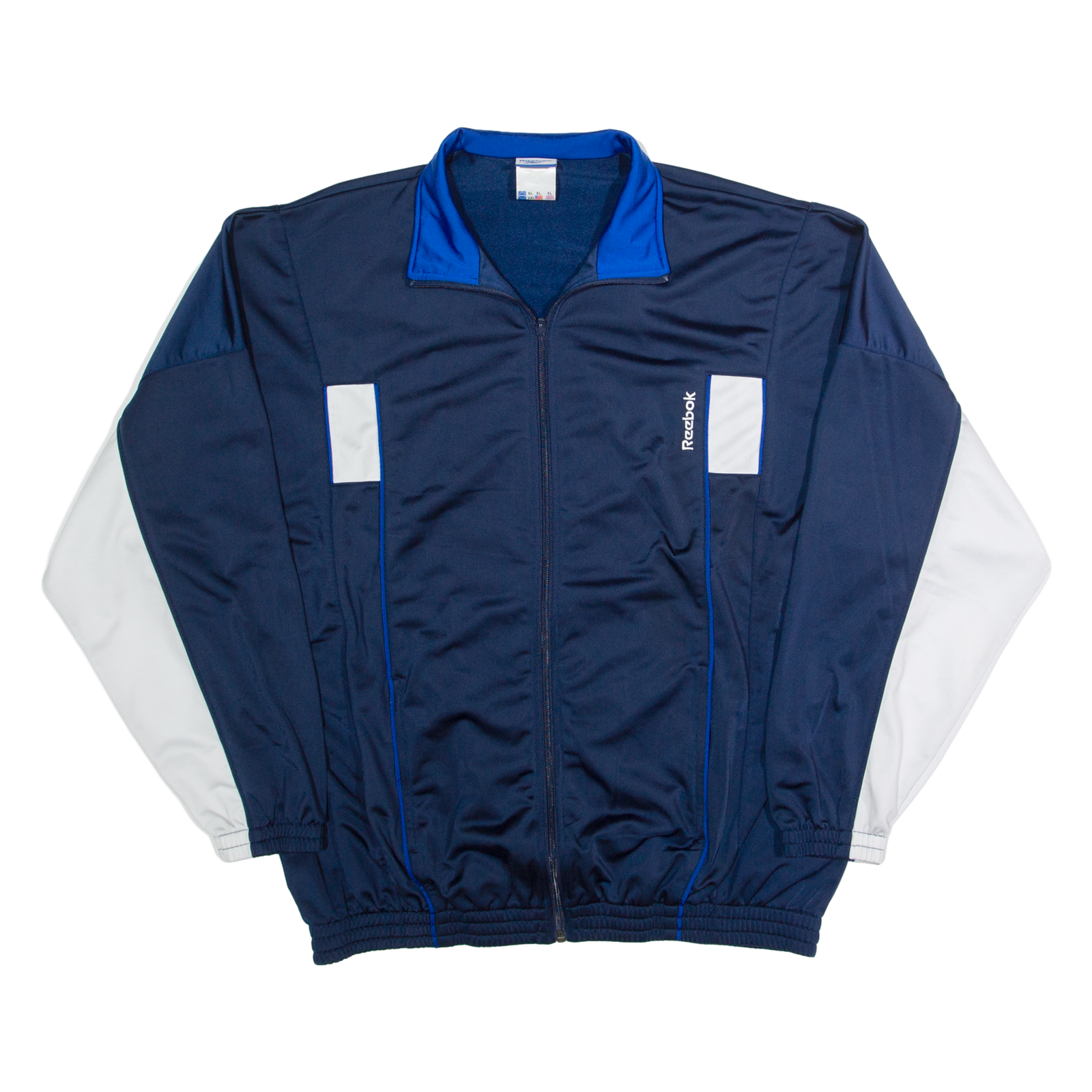 REEBOK Mens Track Jacket Blue 90s XL Refurbished - N/A refurbished available on Cerqular