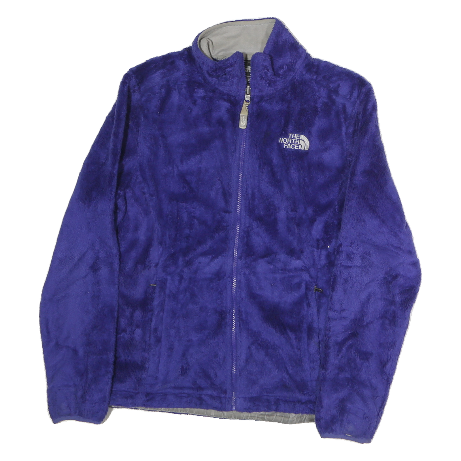 THE NORTH FACE Womens Blue Fleece Jacket M Polyester Zip Outdoor Casual Refurbished - N/A refurbished available on Cerqular