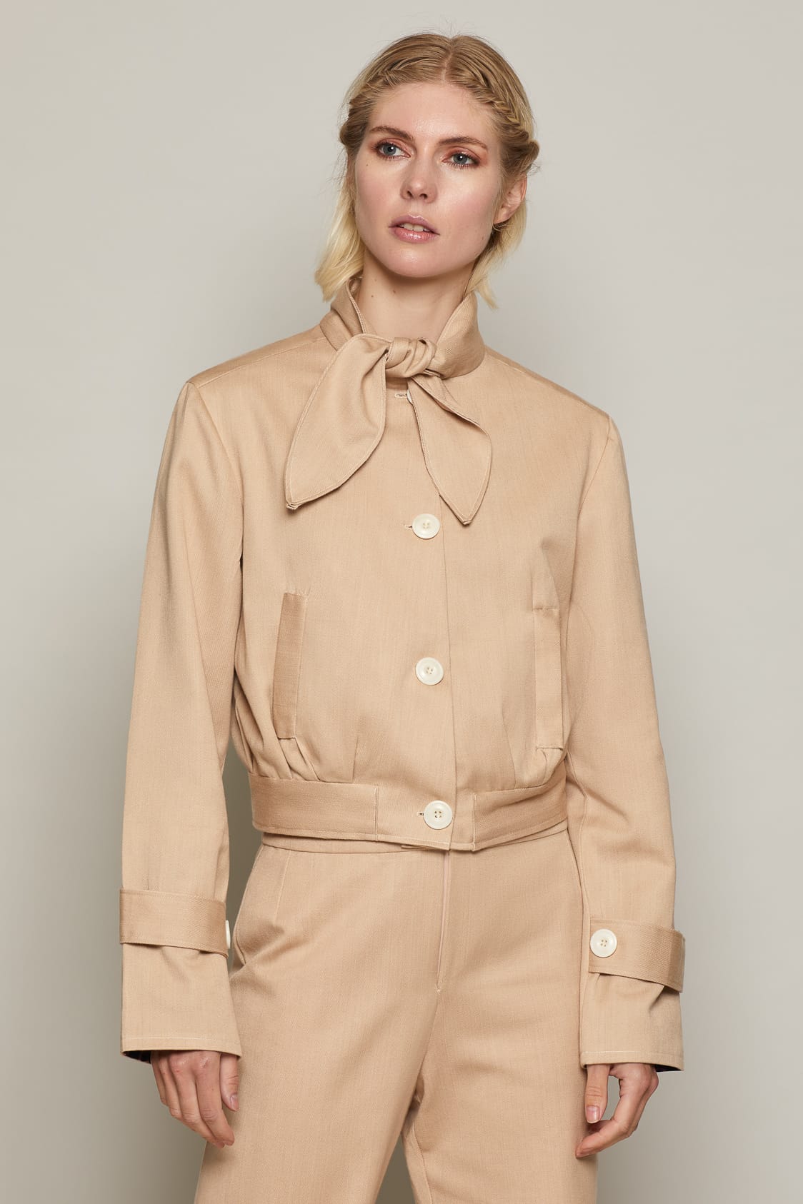 Jasmin Jacket (Beige) | size: XS Refurbished - N/A refurbished available on Cerqular