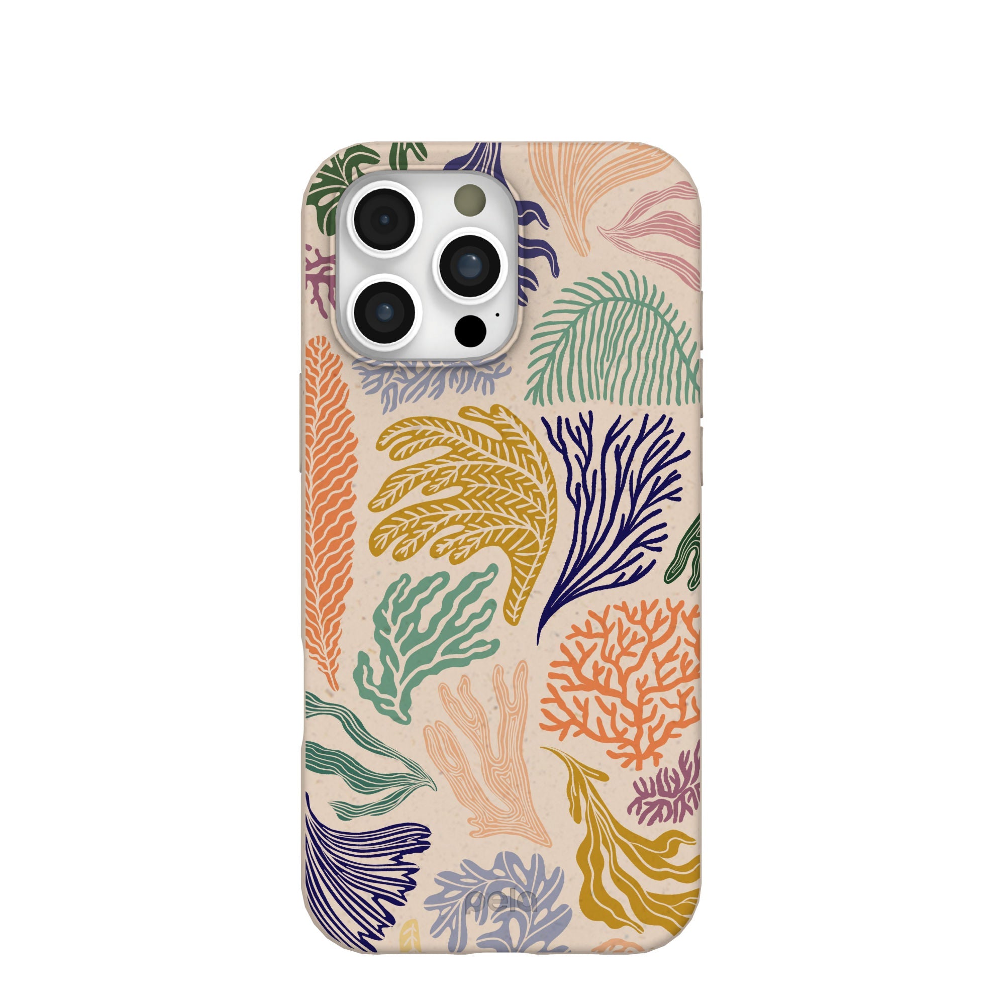 Seashell Coral Dreams iPhone 16 Pro Max Case Refurbished - Pela Case refurbished available on Cerqular