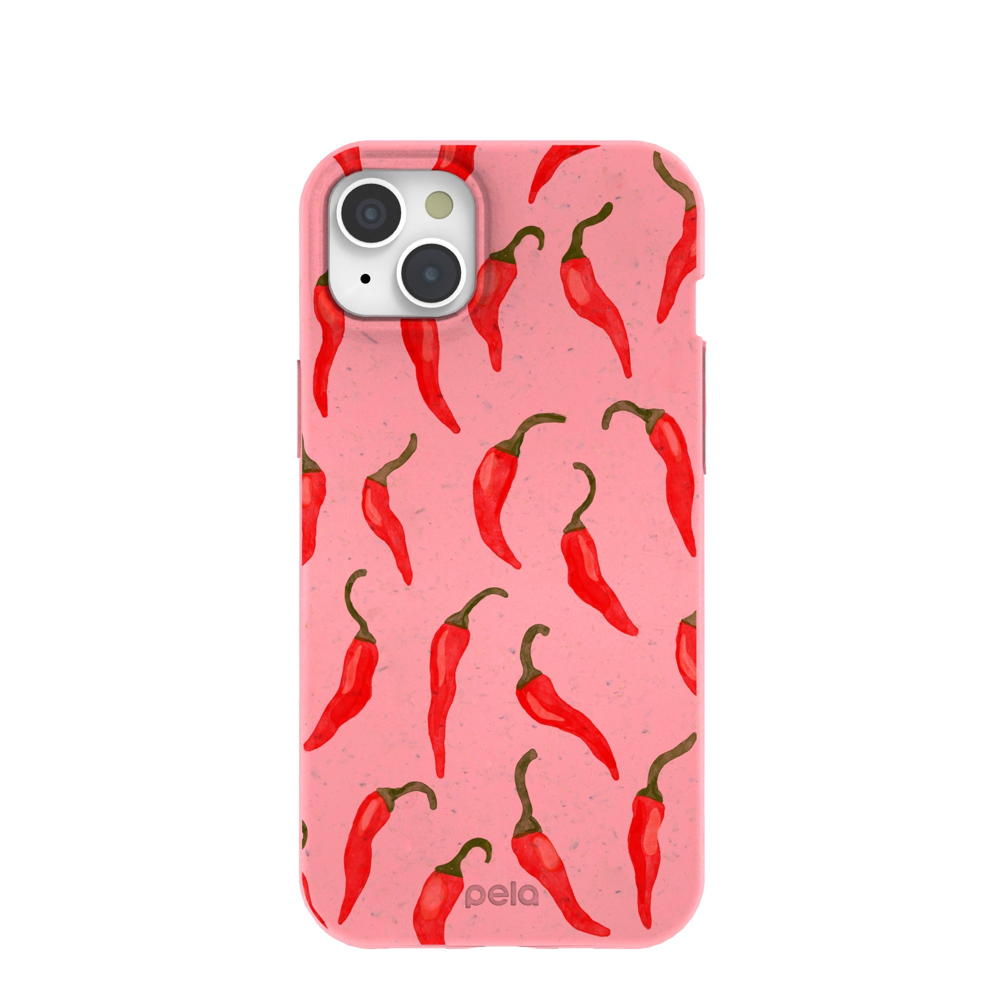Bubblegum Pink Heatwave iPhone 15 Plus Case Refurbished - Pela Case refurbished available on Cerqular