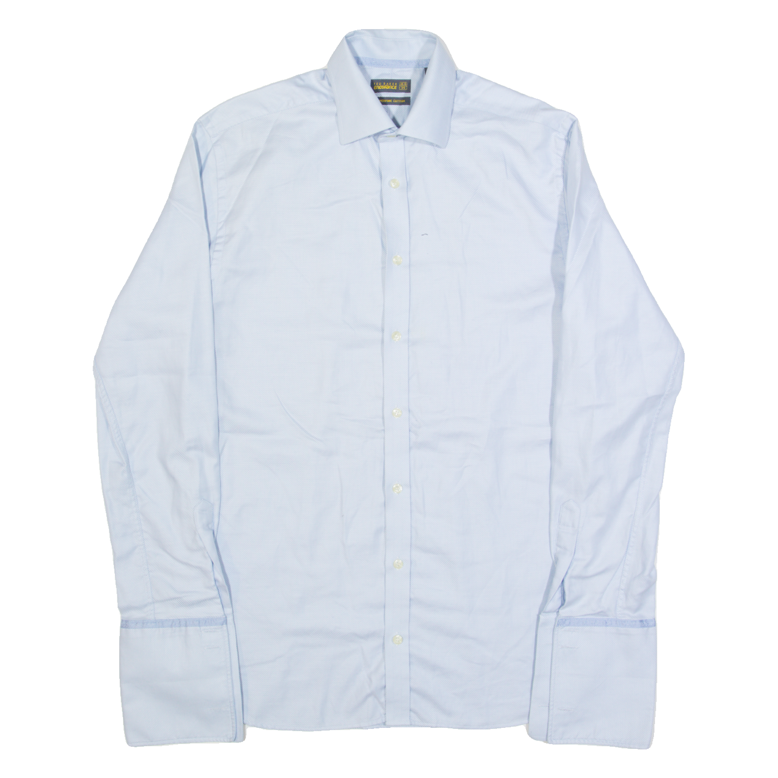 TED BAKER Mens Formal Shirt Blue Long Sleeve M Refurbished - N/A refurbished available on Cerqular