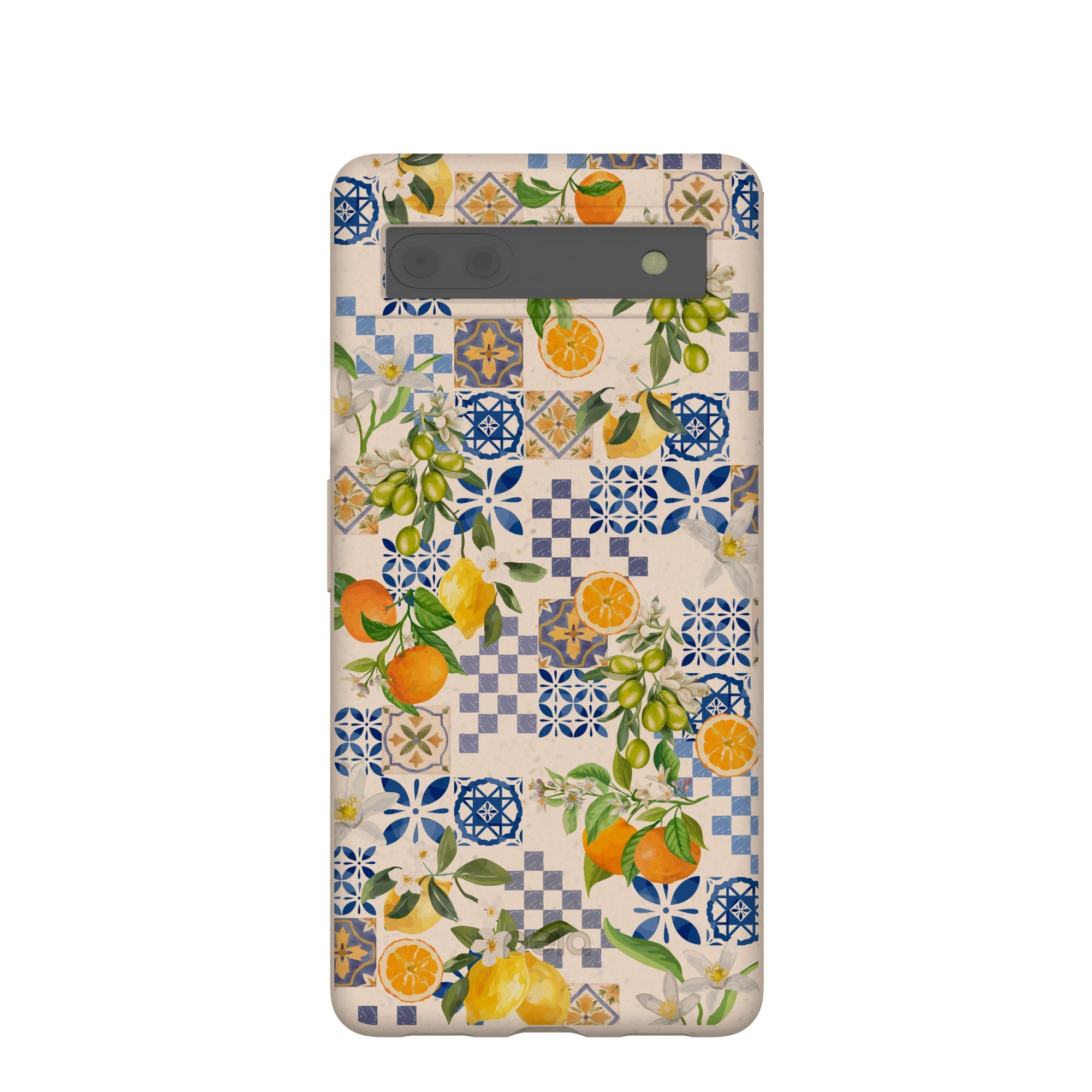 Seashell Amalfi Fruits Google Pixel 6a Case Refurbished - Pela Case refurbished available on Cerqular