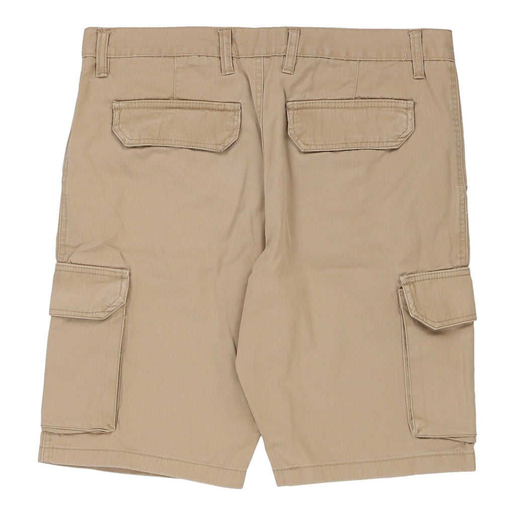 Essewesse Type S Cargo Shorts - 36W 11L Beige Cotton Refurbished - Thrifted (note: this is a term often used to describe second- refurbished available on Cerqular