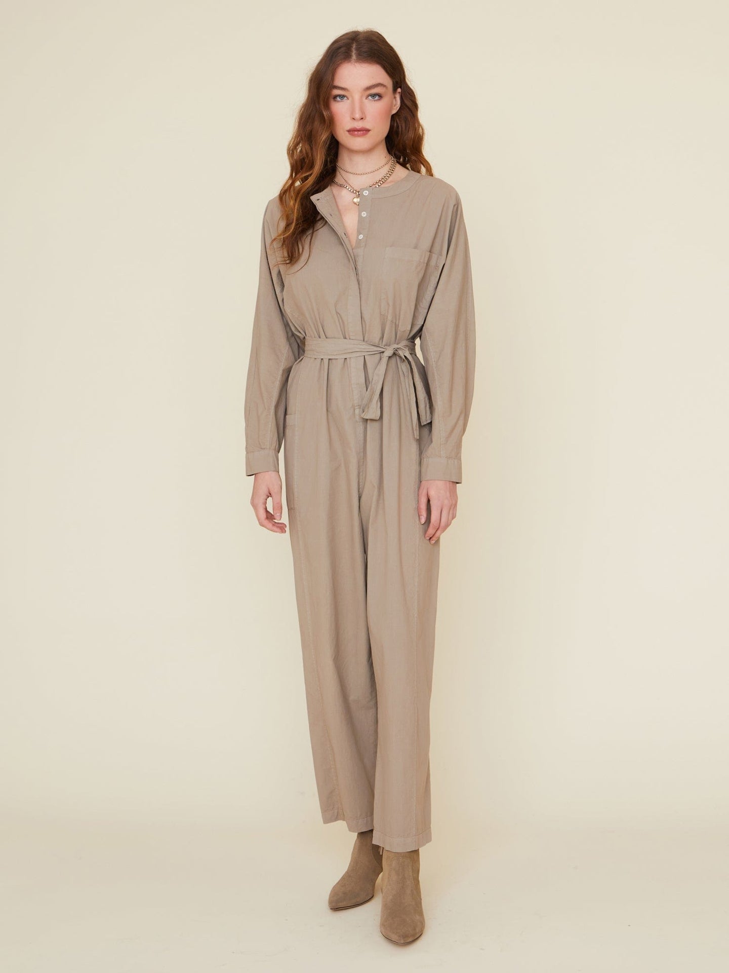 Jumpsuit Kenton Jumpsuit Taupe | Color: TAUPE | Size: XS Refurbished - N/A (I could not find a well-known brand with this name refurbished available on Cerqular