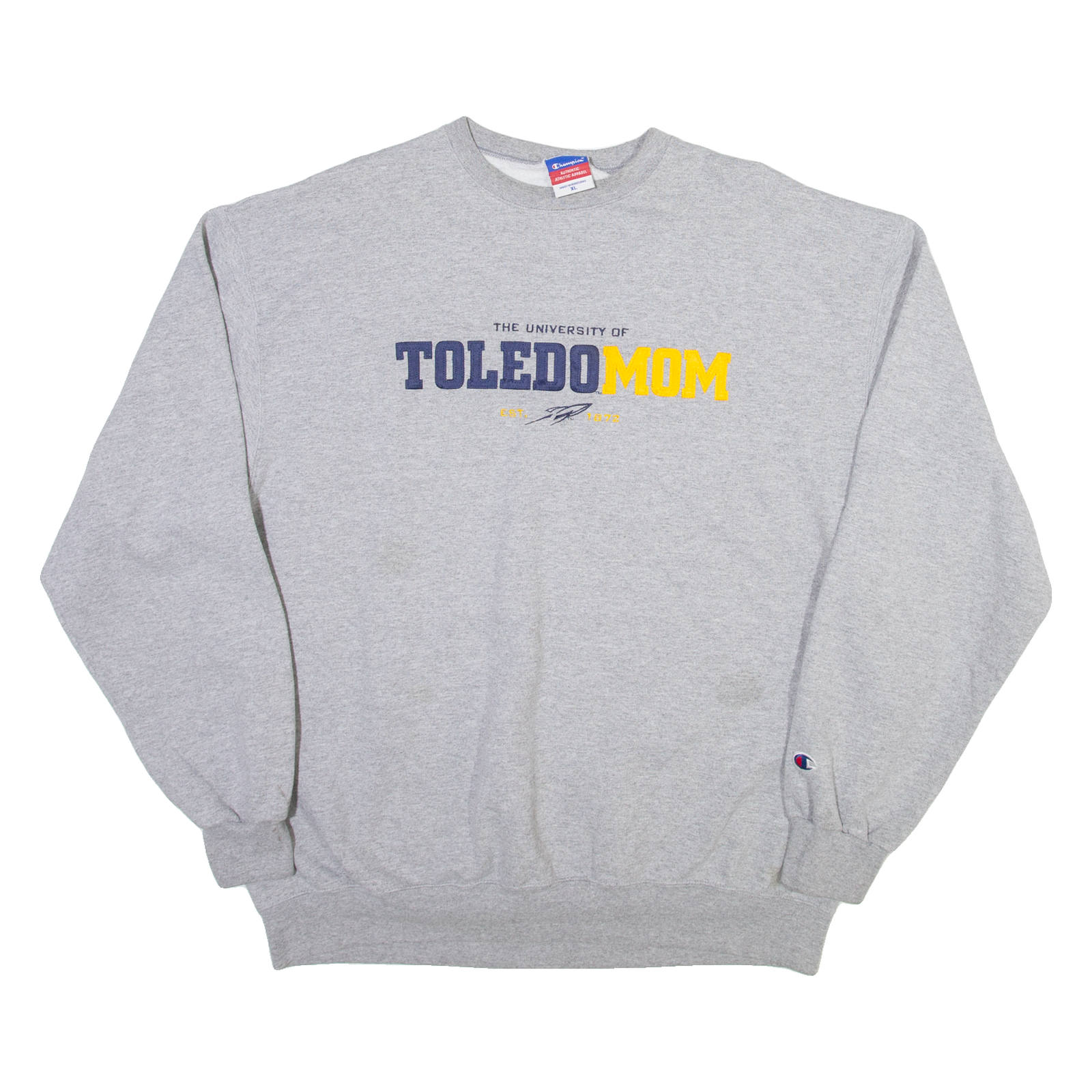 CHAMPION Toledo Mens Sweatshirt Grey USA XL Refurbished - N/A refurbished available on Cerqular