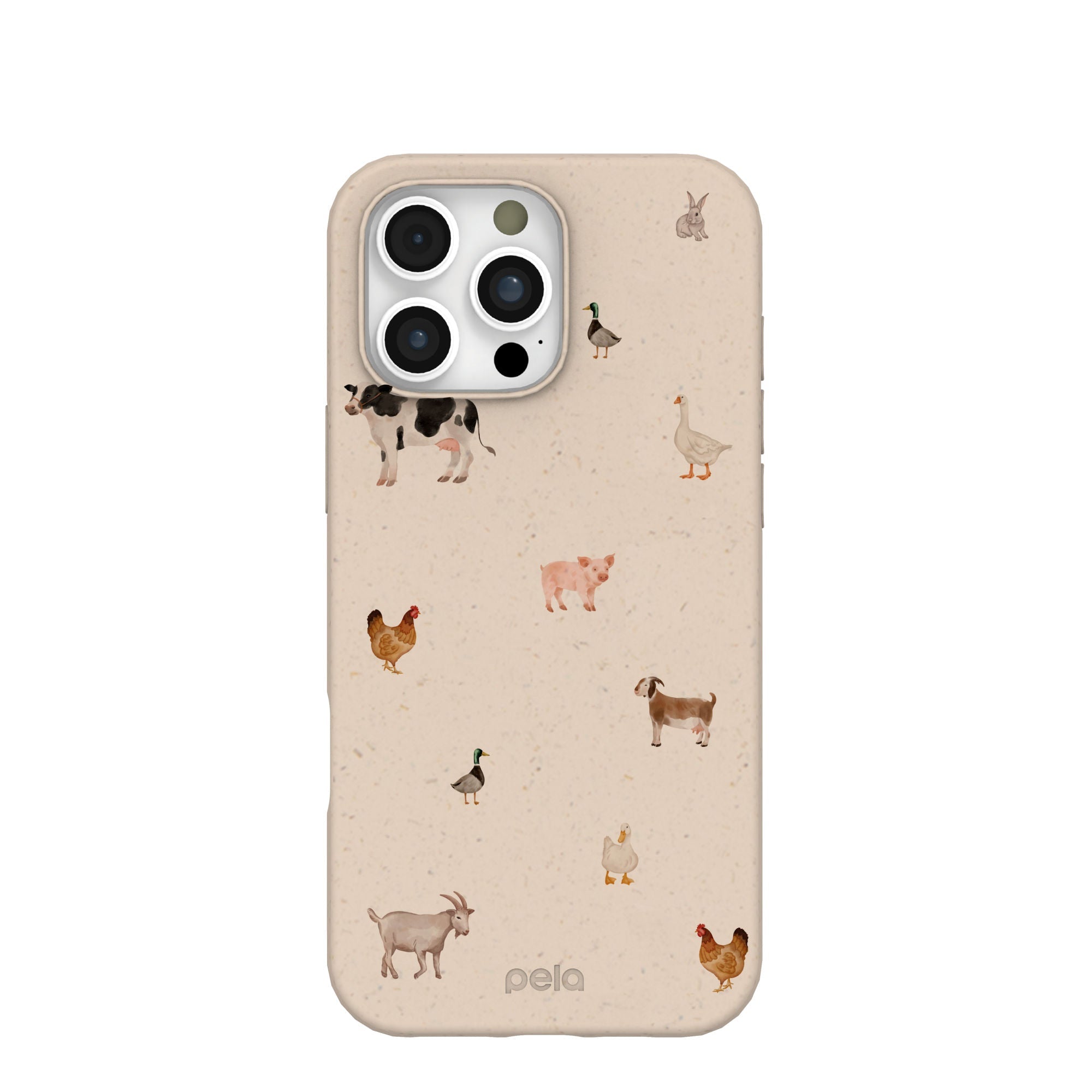 Seashell Pasture Party iPhone 16 Pro Max Case Refurbished - Pela Case refurbished available on Cerqular
