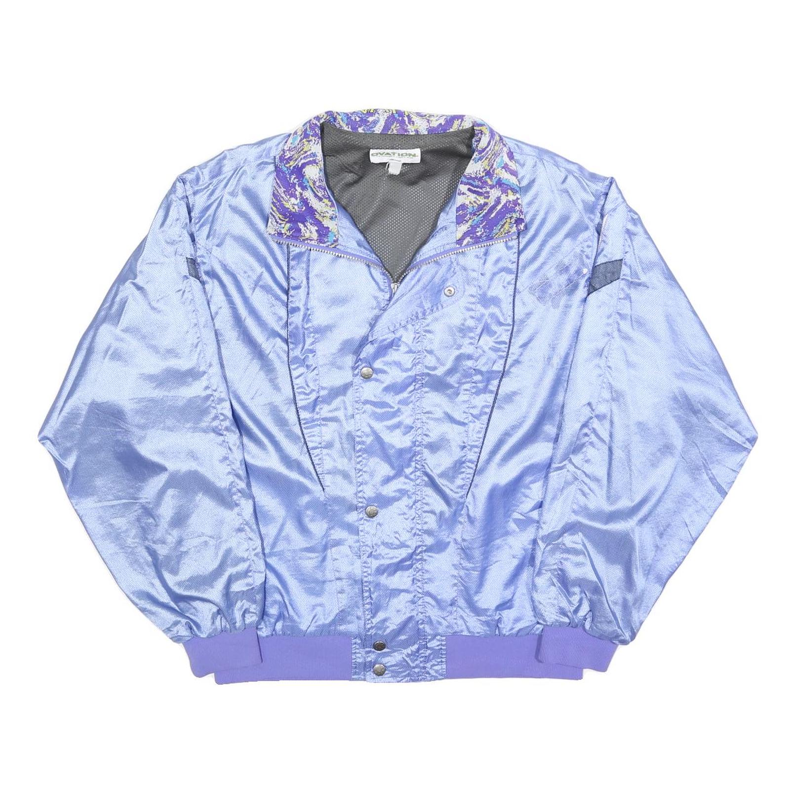 Buy OVATION Mens Blue Nylon Bomber L Shiny Light Purple Collar Patterned Jacket Zip Refurbished - $37.69 OVATION Mens Blue Nylon Bomber L Shiny Light Purple Collar Patterned Jacket Zip Refurbished - N/A refurbished available on Cerqular